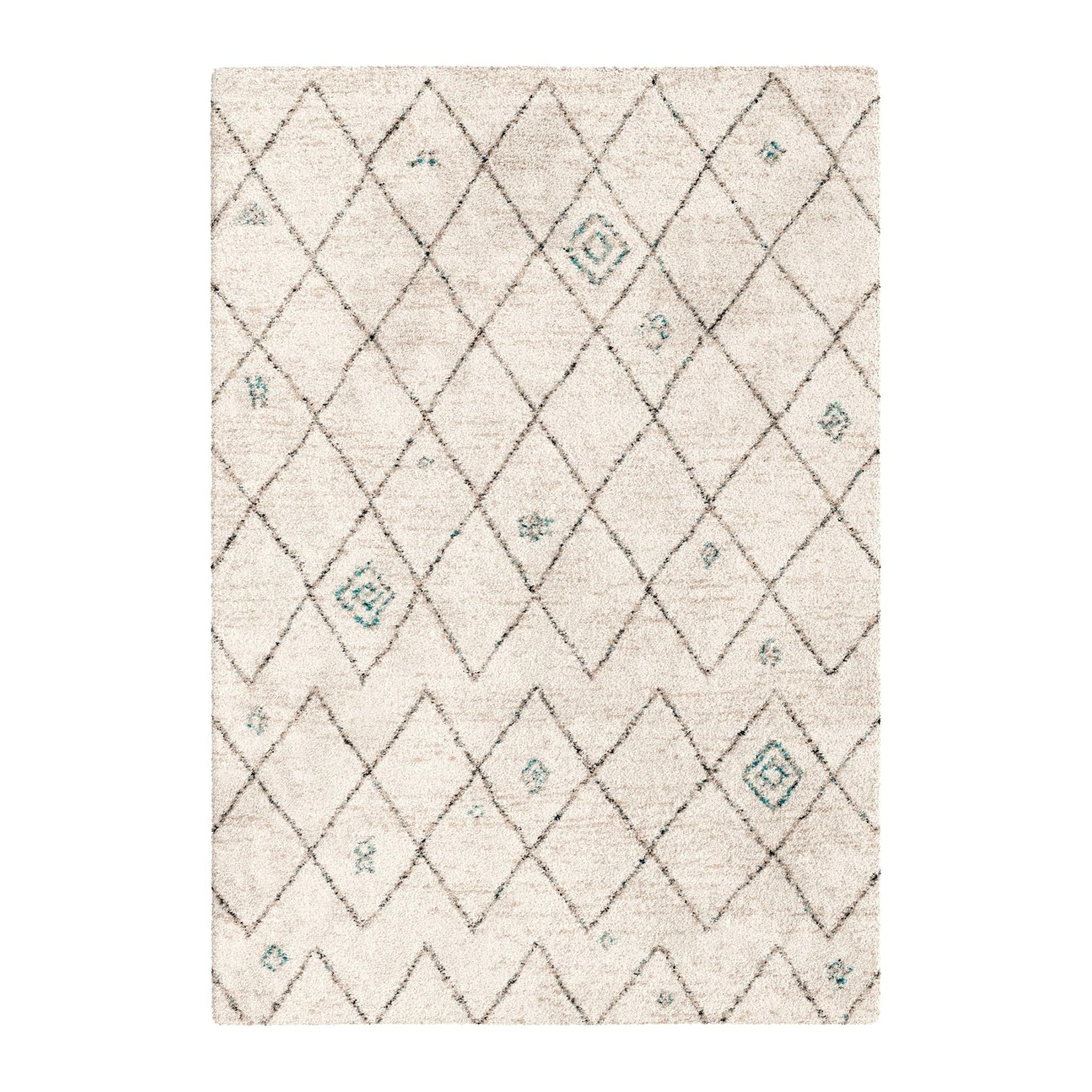 Tapis shaggy ethnique doux et volumineux DIAMOND, AFK LIVING