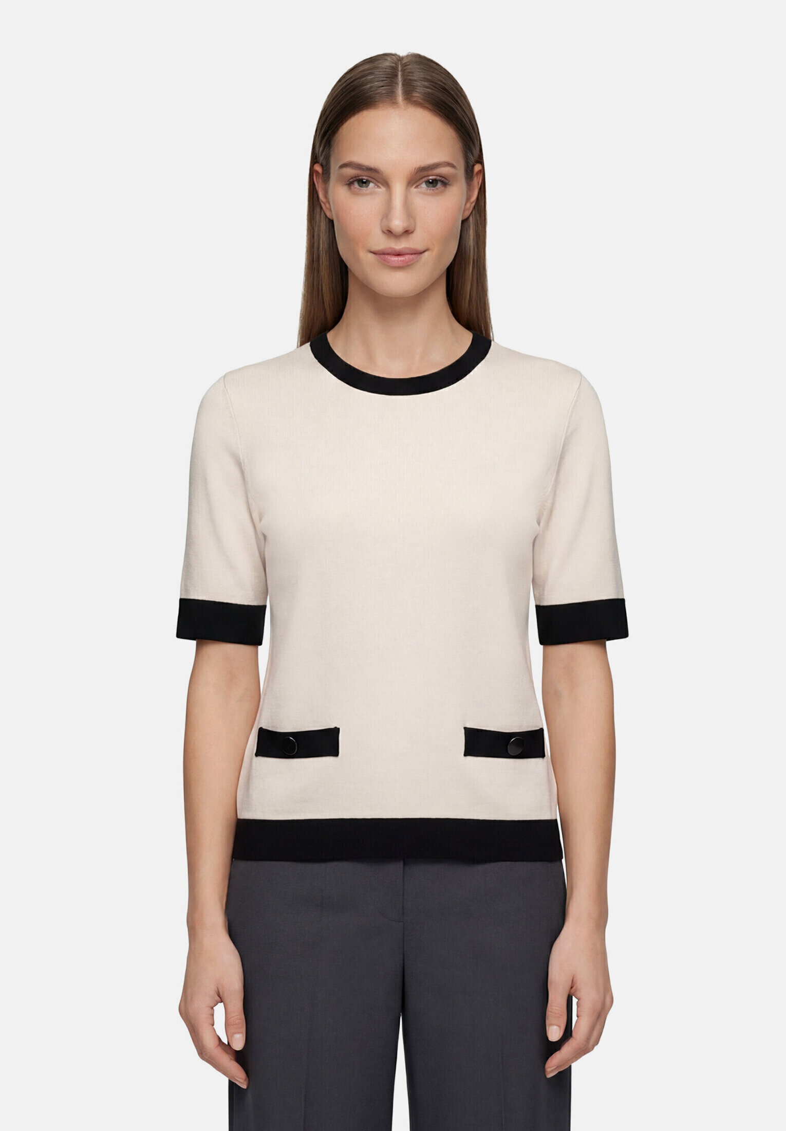 Pull-over en maille à poches, BETTY BARCLAY