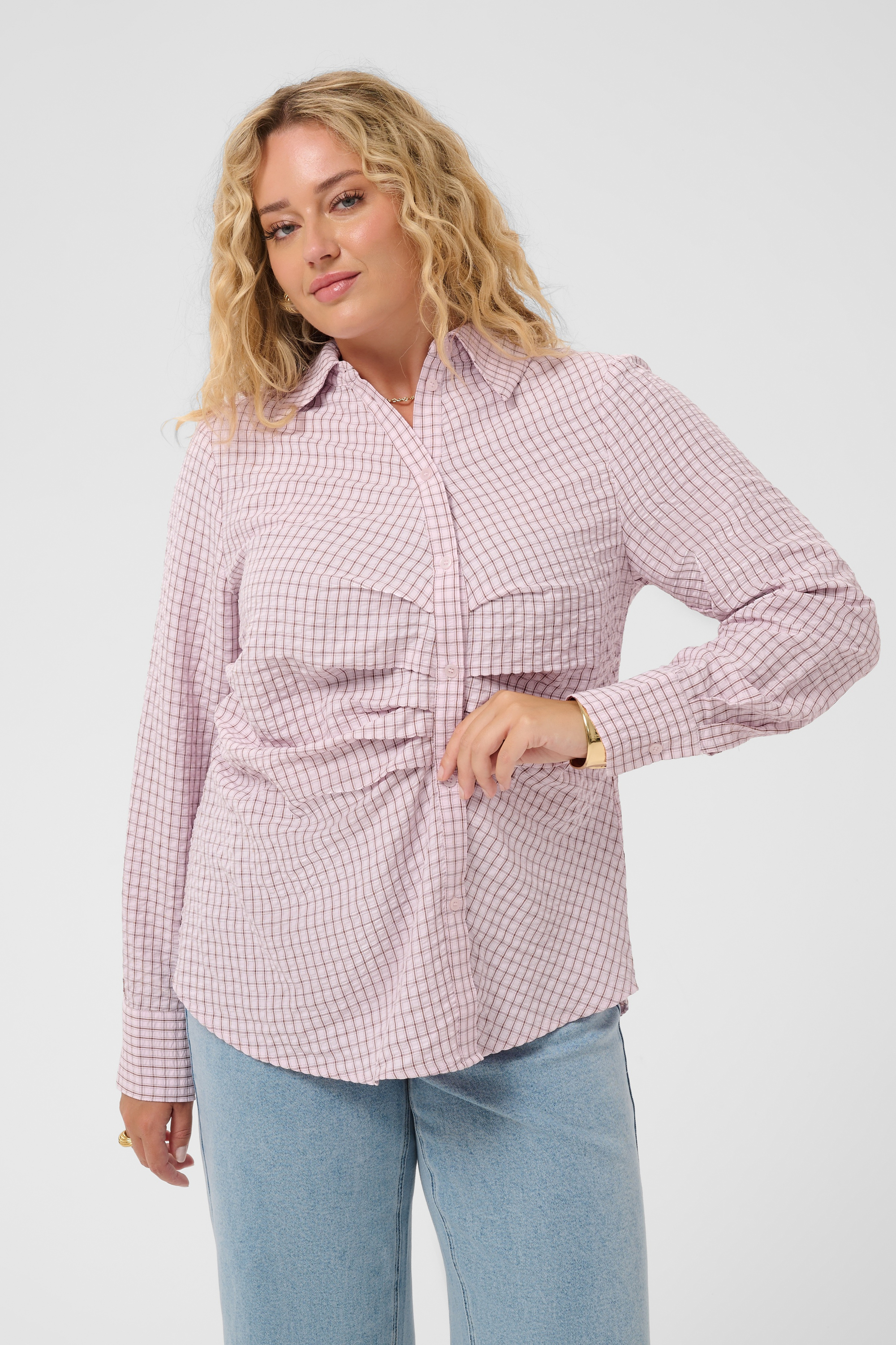 Chemise à manches longues, KAFFE CURVE
