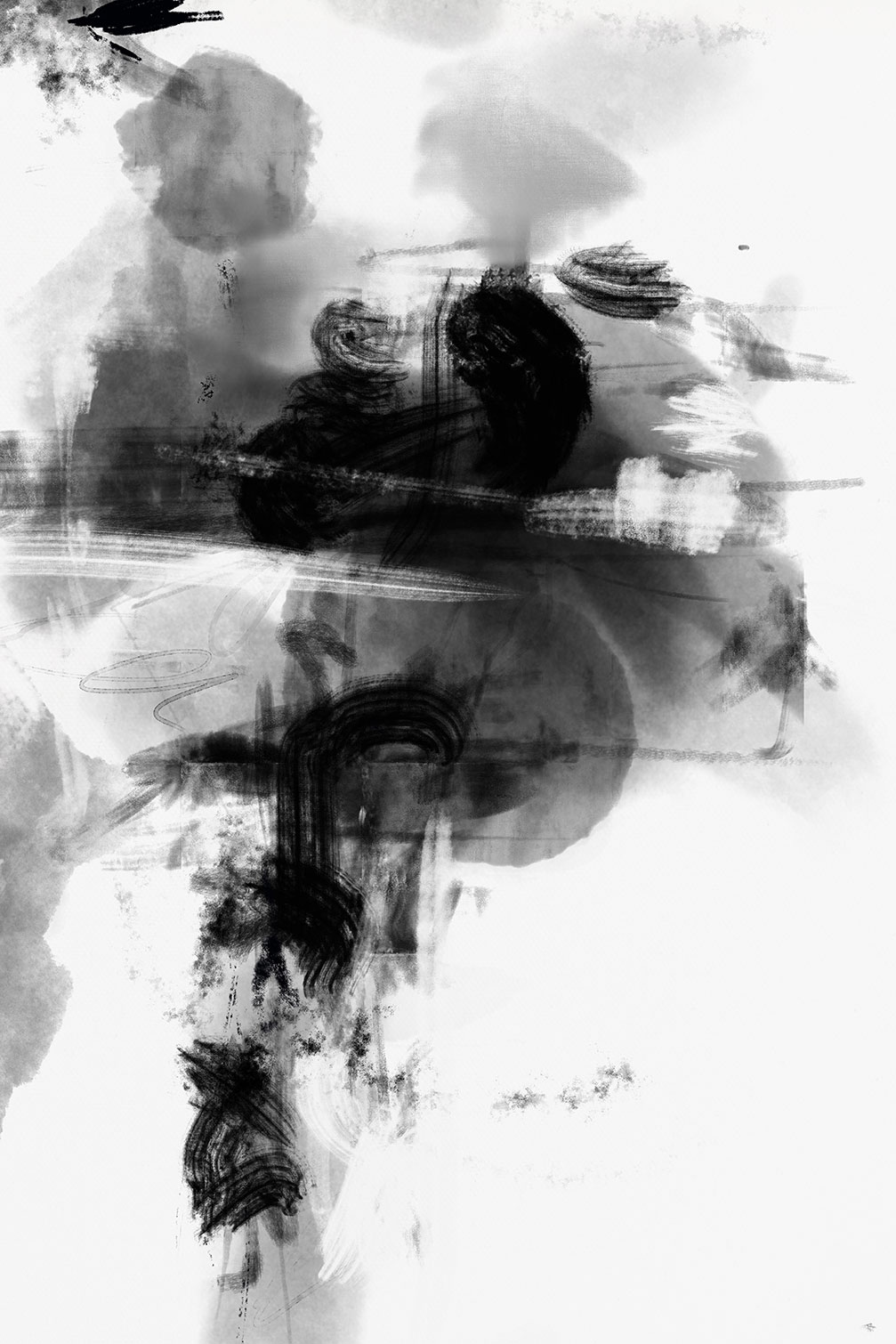 Tableau contemporain wild play, HEXOA