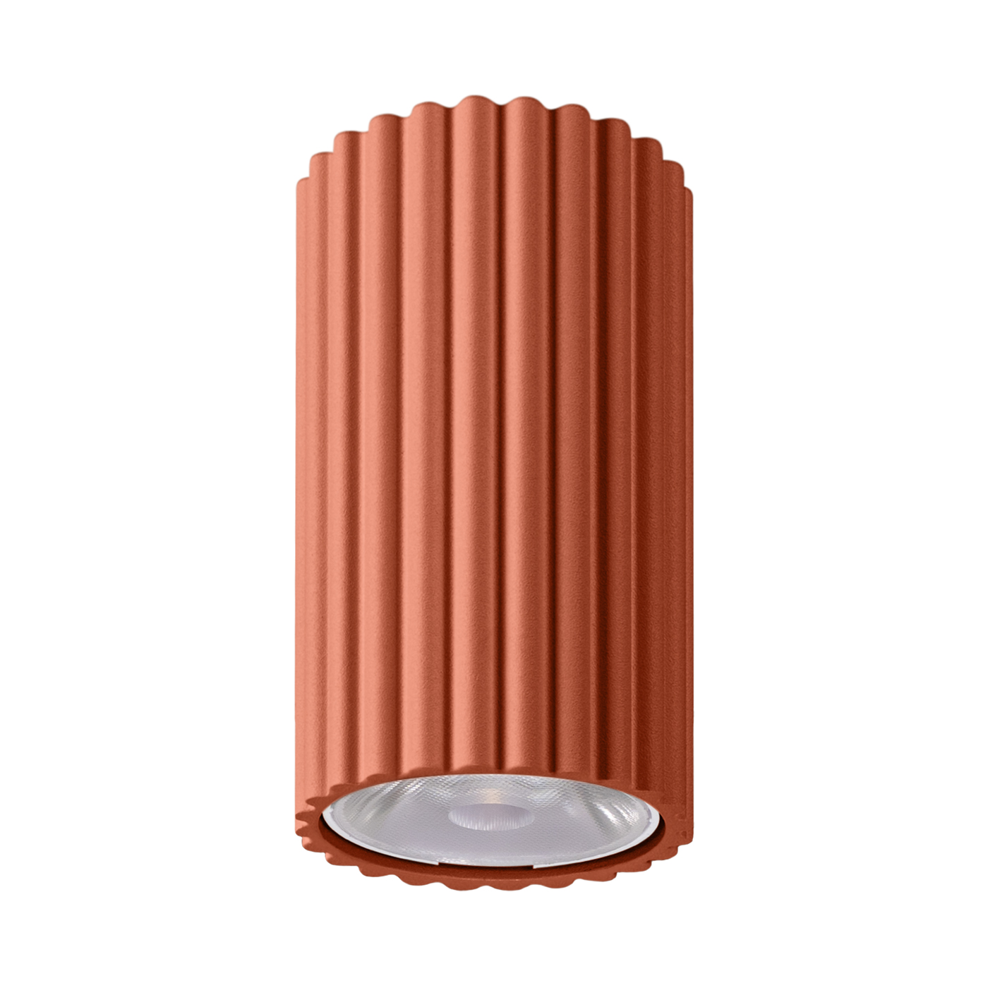 Plafonnier Aluminium Ocre Rouge LED 1 Ivar, EDEN