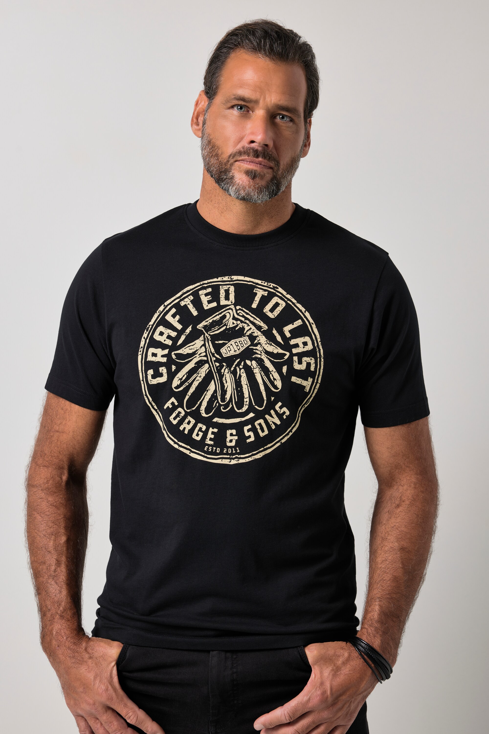T-shirt à manches courtes et imprimé, JP1880