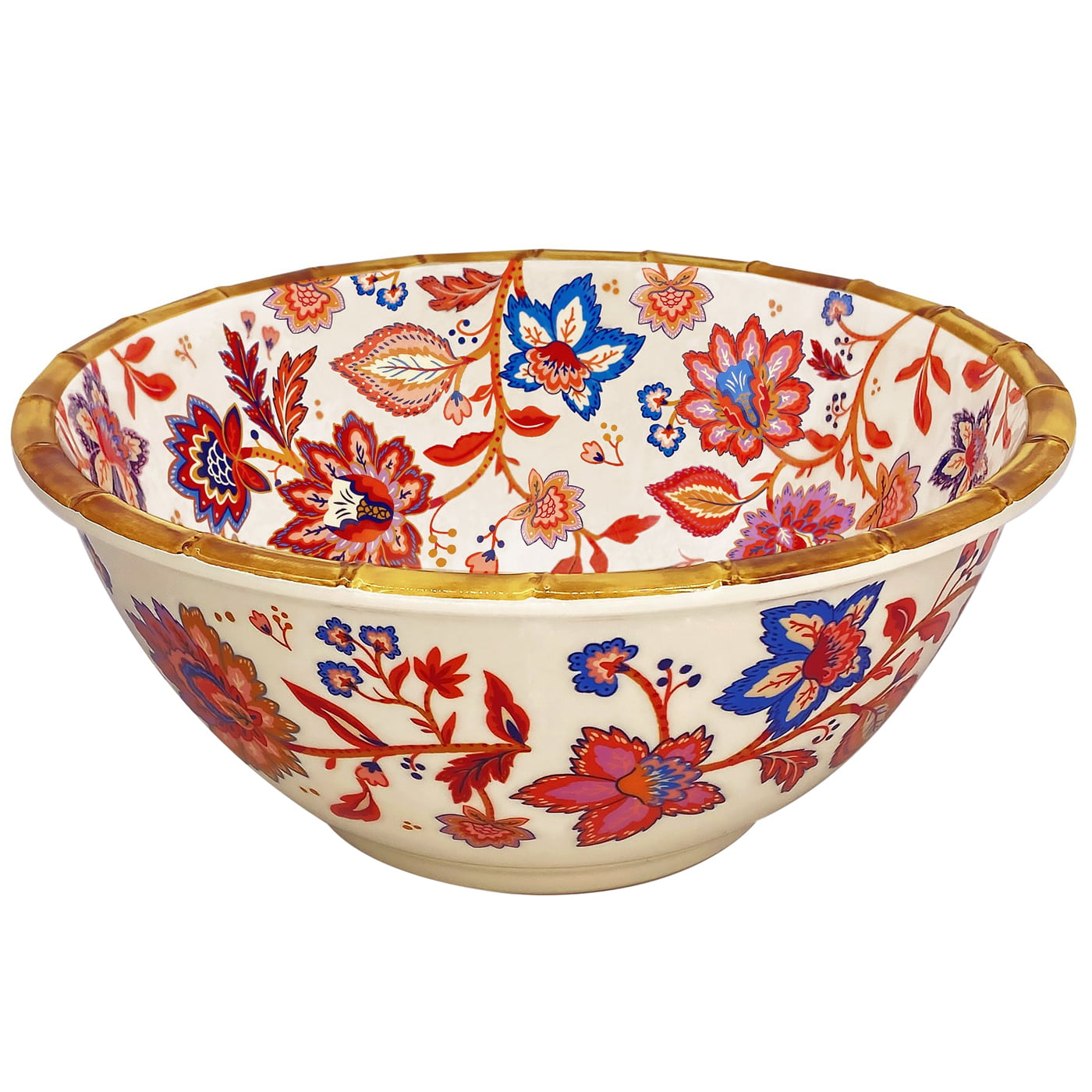 Saladier profond Jaipur 25 cm, LES JARDINS DE LA COMTESSE