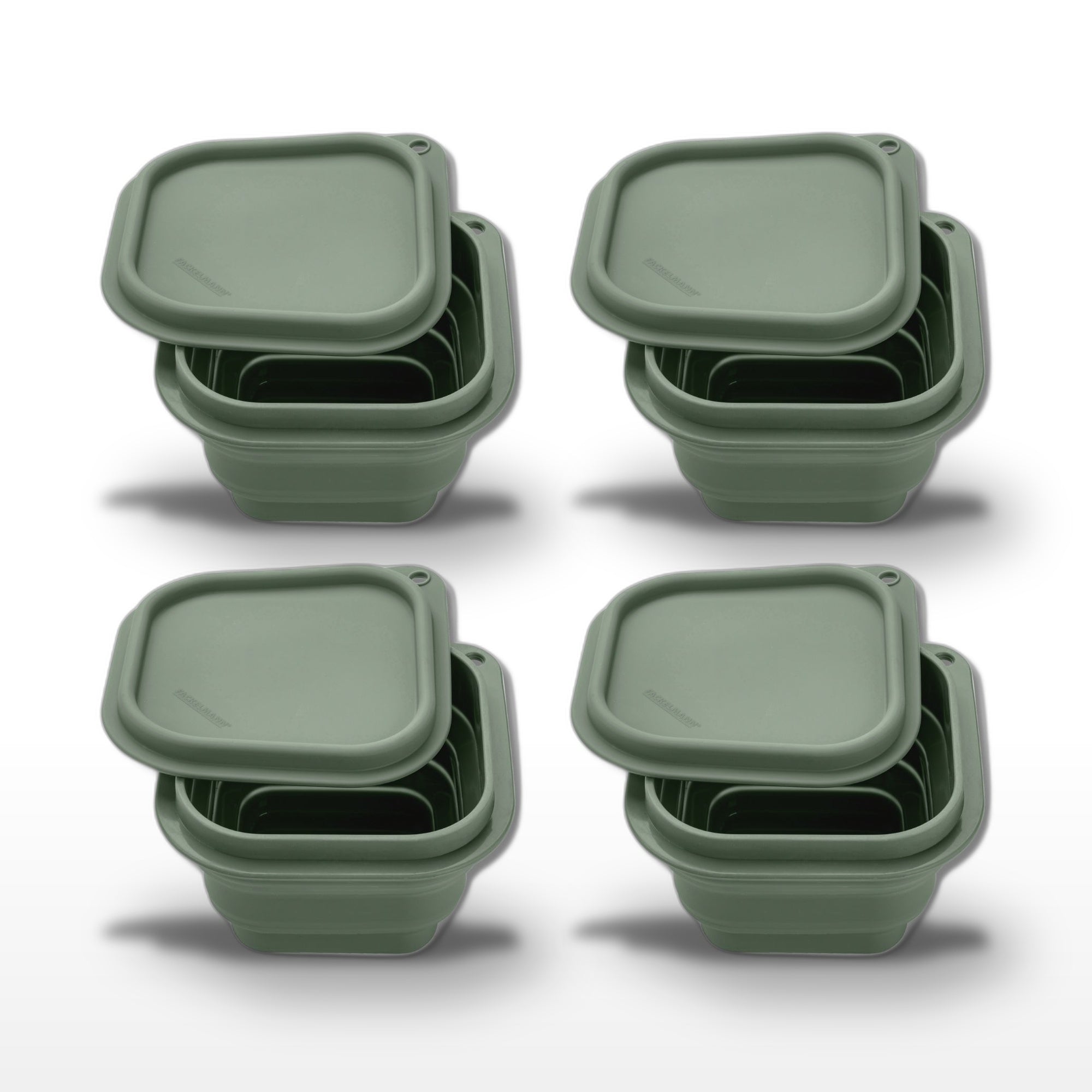 Lot de 4 boîtes à lunch 1 L avec 4 ustensiles de cuisine STORAGE, FACKELMANN