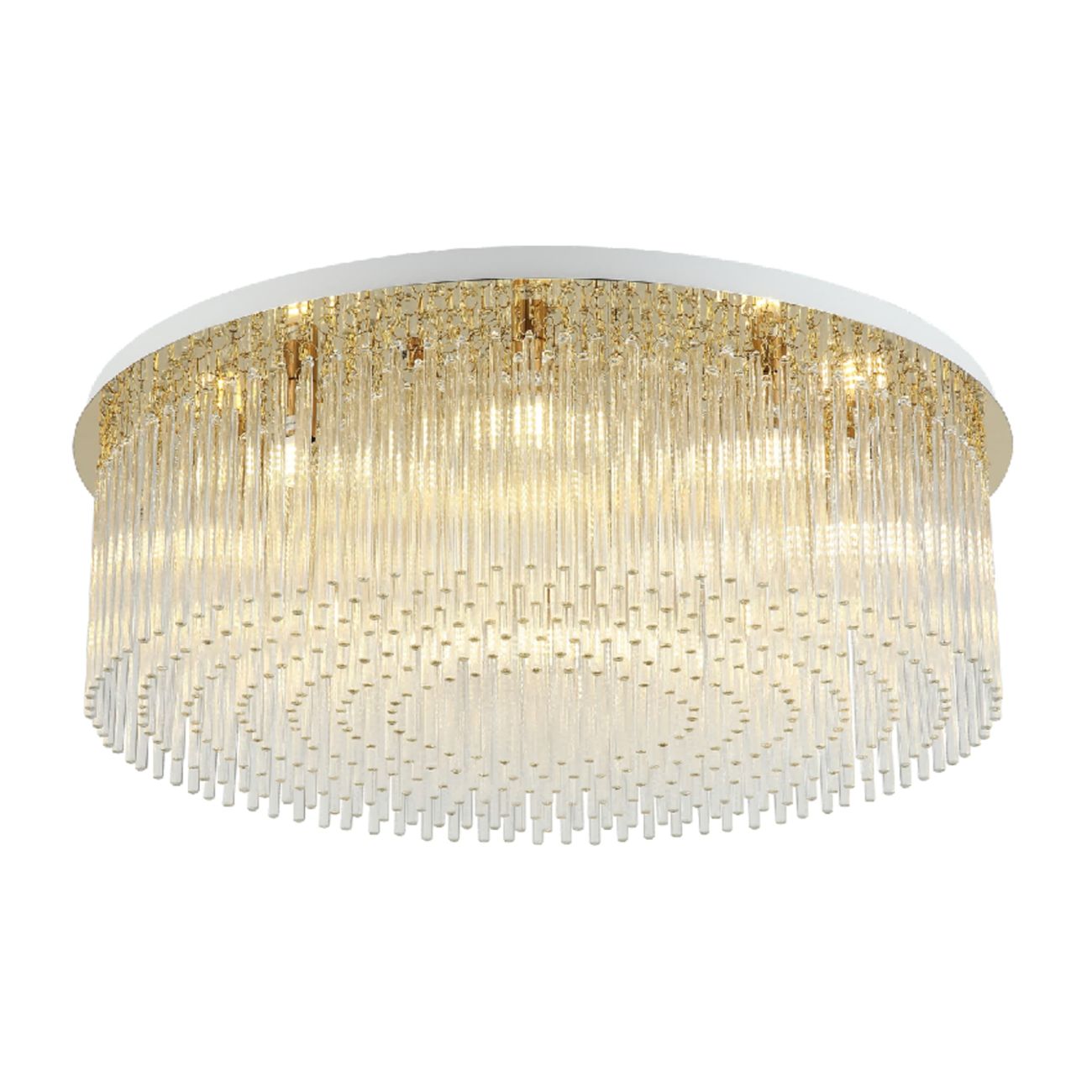 Grand plafonnier verre élégant - SANDRILLA, KOSILUM