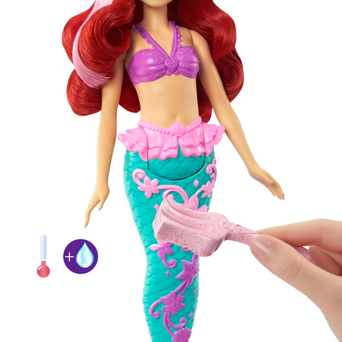 Disney Princess - Poupée Ariel Sirène Couleurs - Figurine - 3 ans et + au  meilleur prix