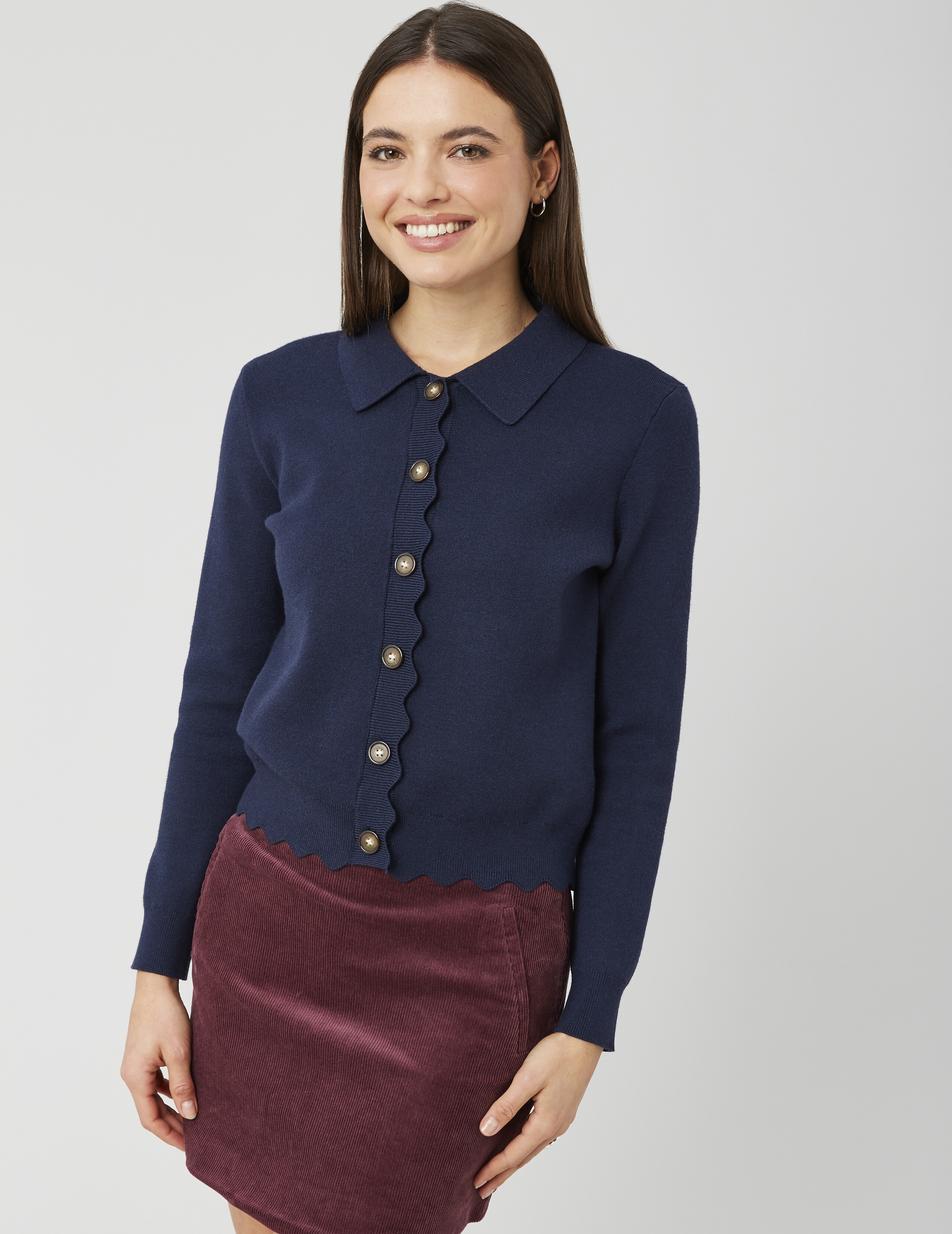 Gilet col polo, BZB