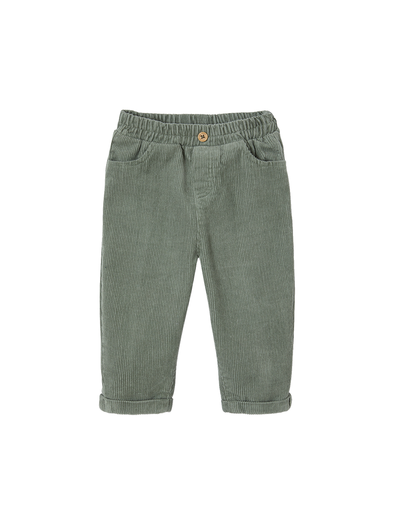 Pantalon en velours côtelé, VERTBAUDET