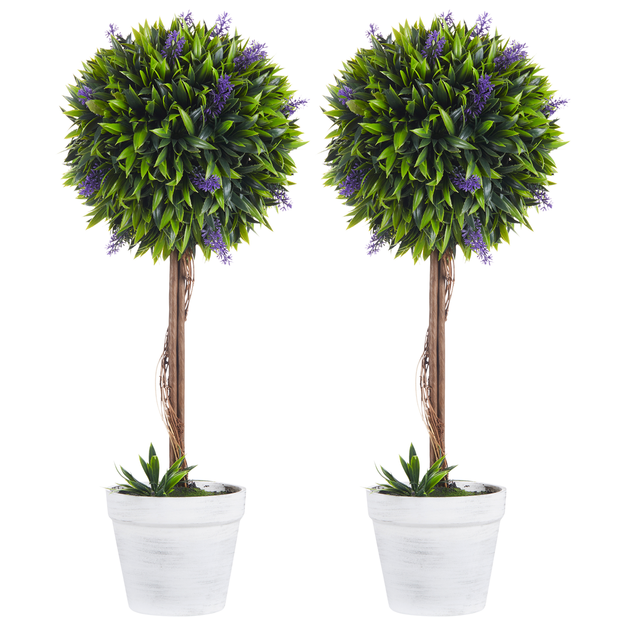 Topiaires artificielles PE Vert, HOMCOM