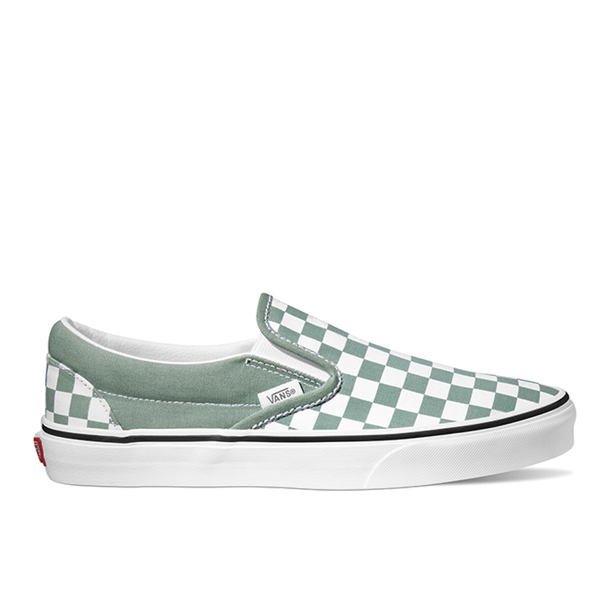 Slip on vans on sale with checkered lining