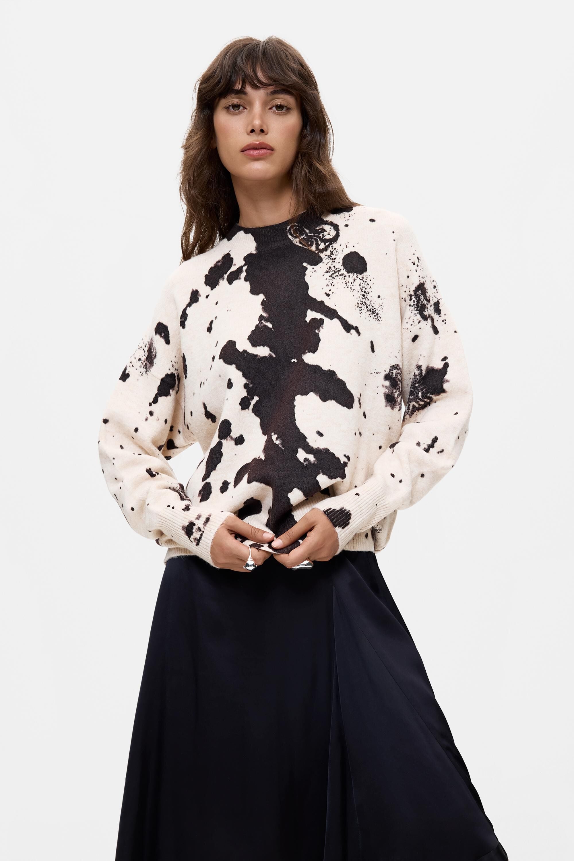 Pull à imprimé animal, DESIGUAL