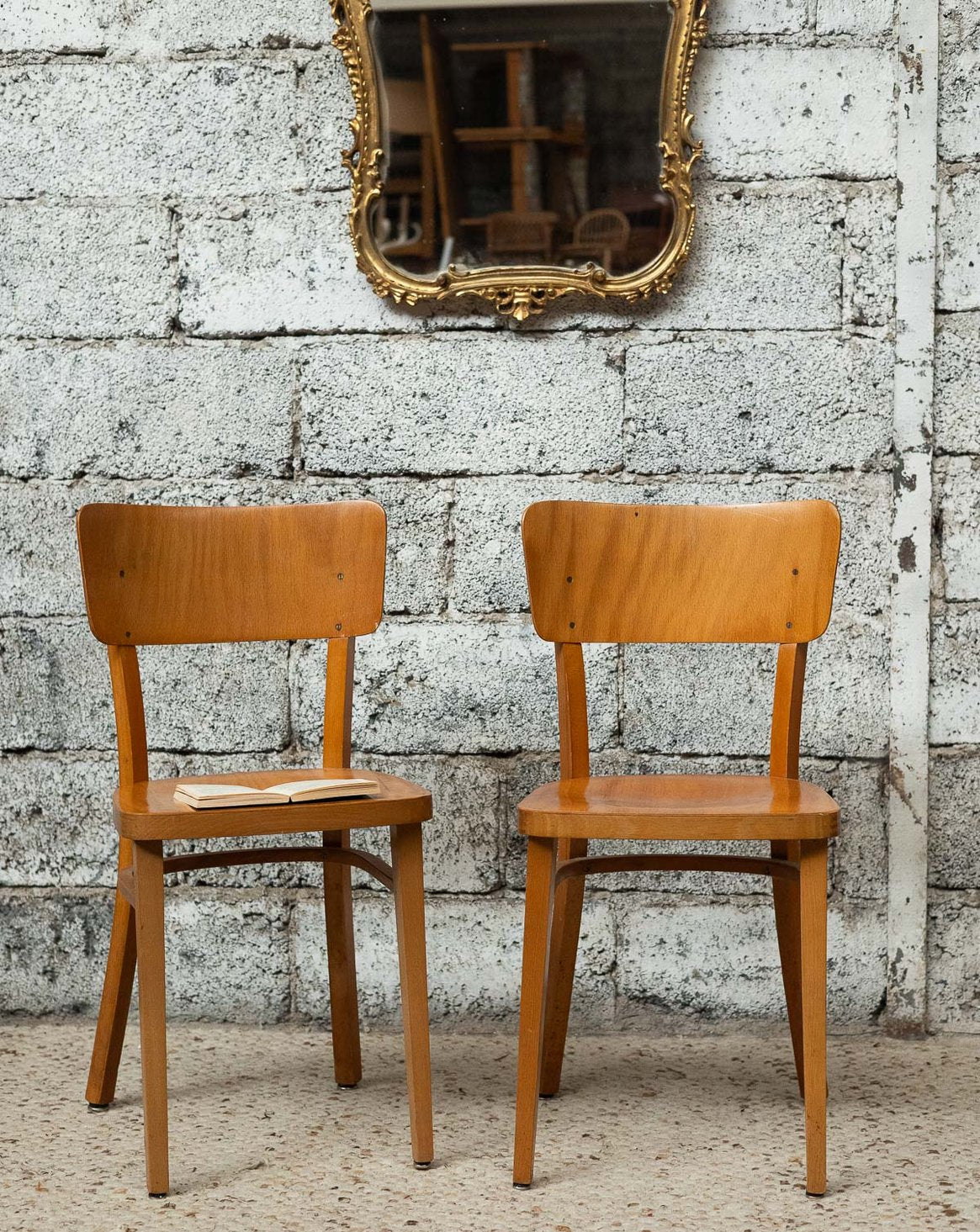Paire de chaises esprit Thonet Alma N°1827 - Bon état, DEBONGOUT