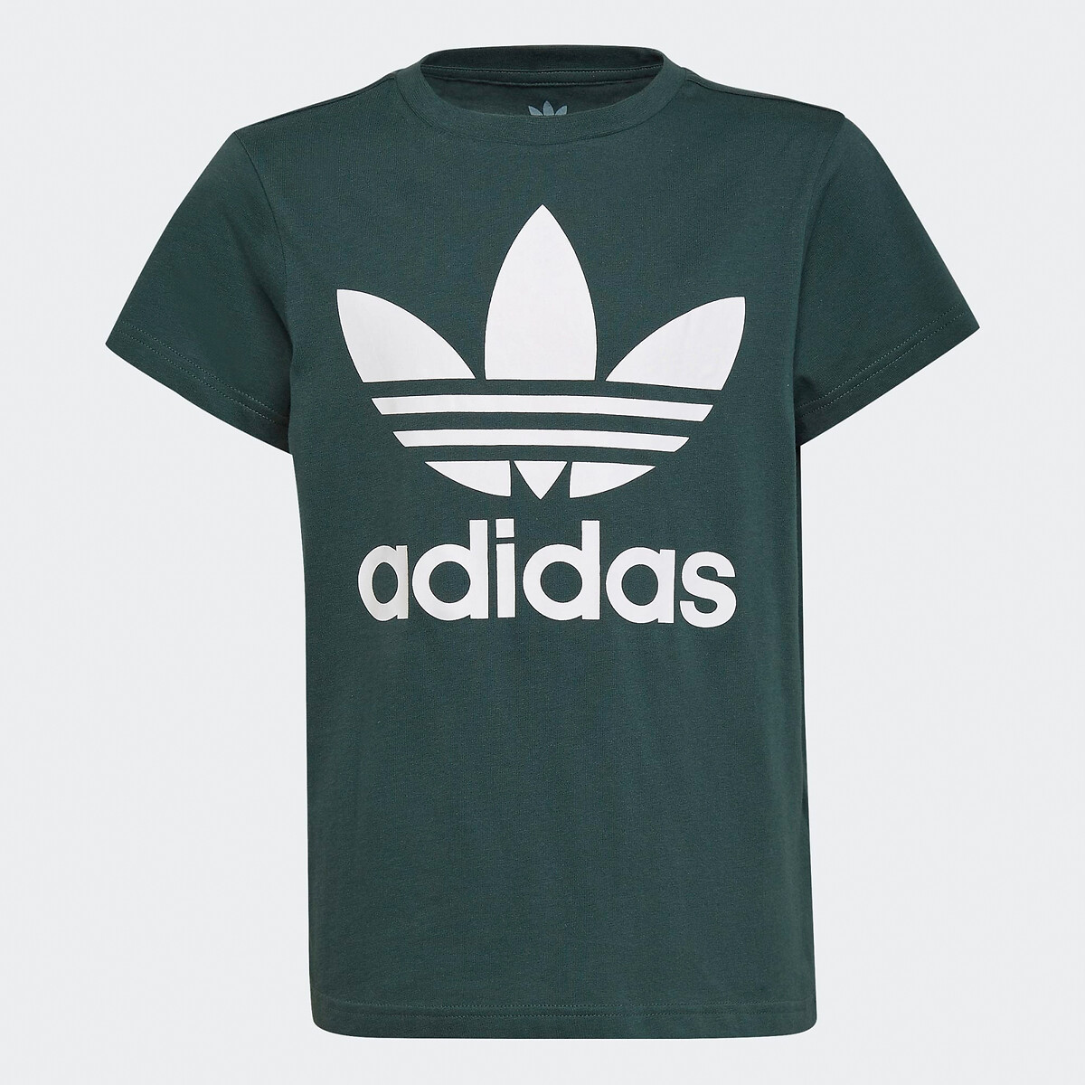 Puntualidad Observación Optimismo Camiseta trefoil verde Adidas Originals | La Redoute