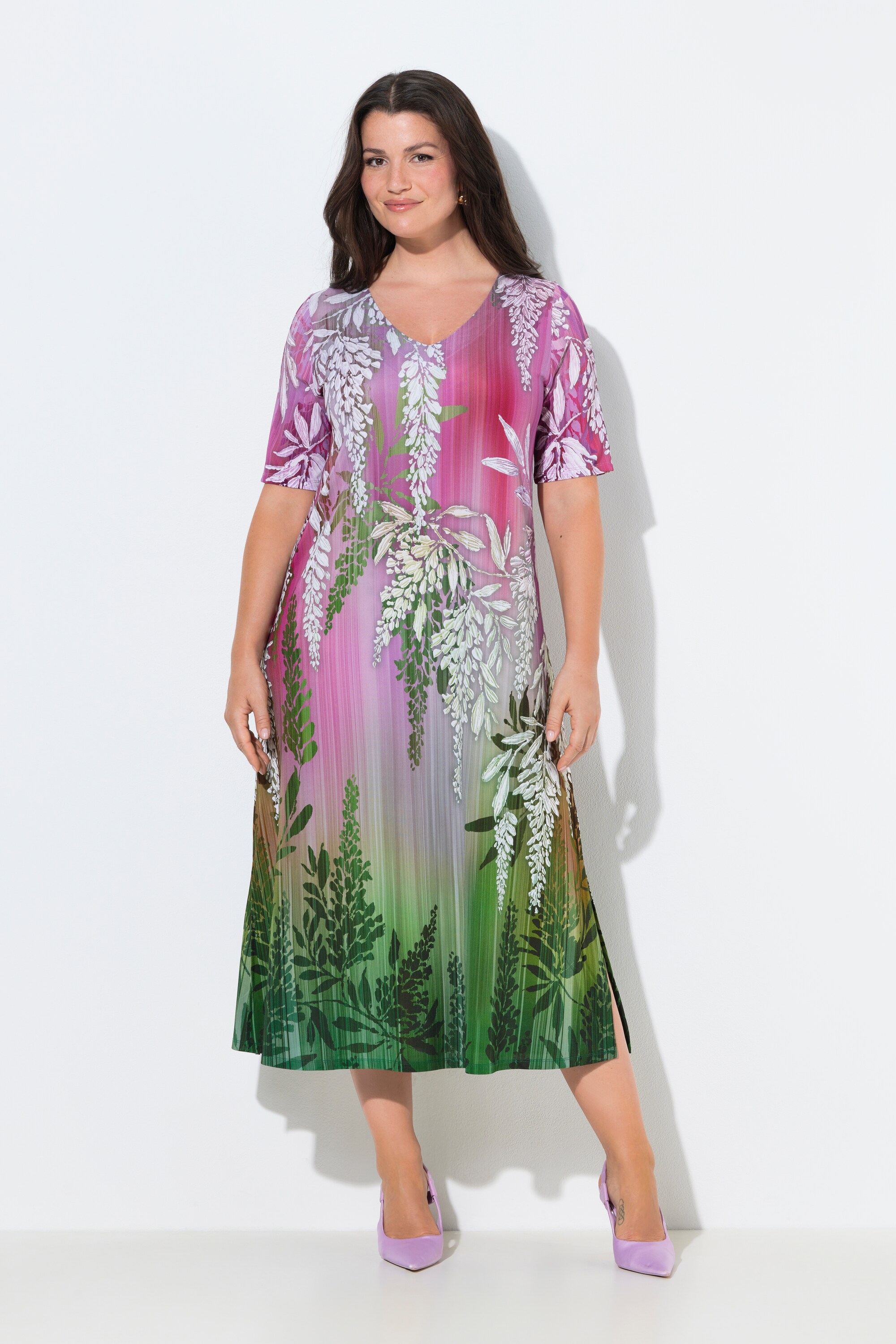 Robe en piqué au tombé fluide, ULLA POPKEN