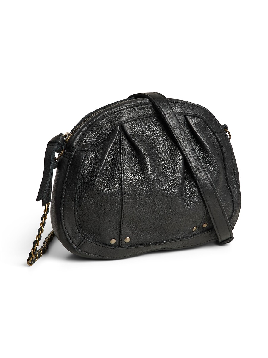 Sac à main en cuir, cross body, Athena, PIECES