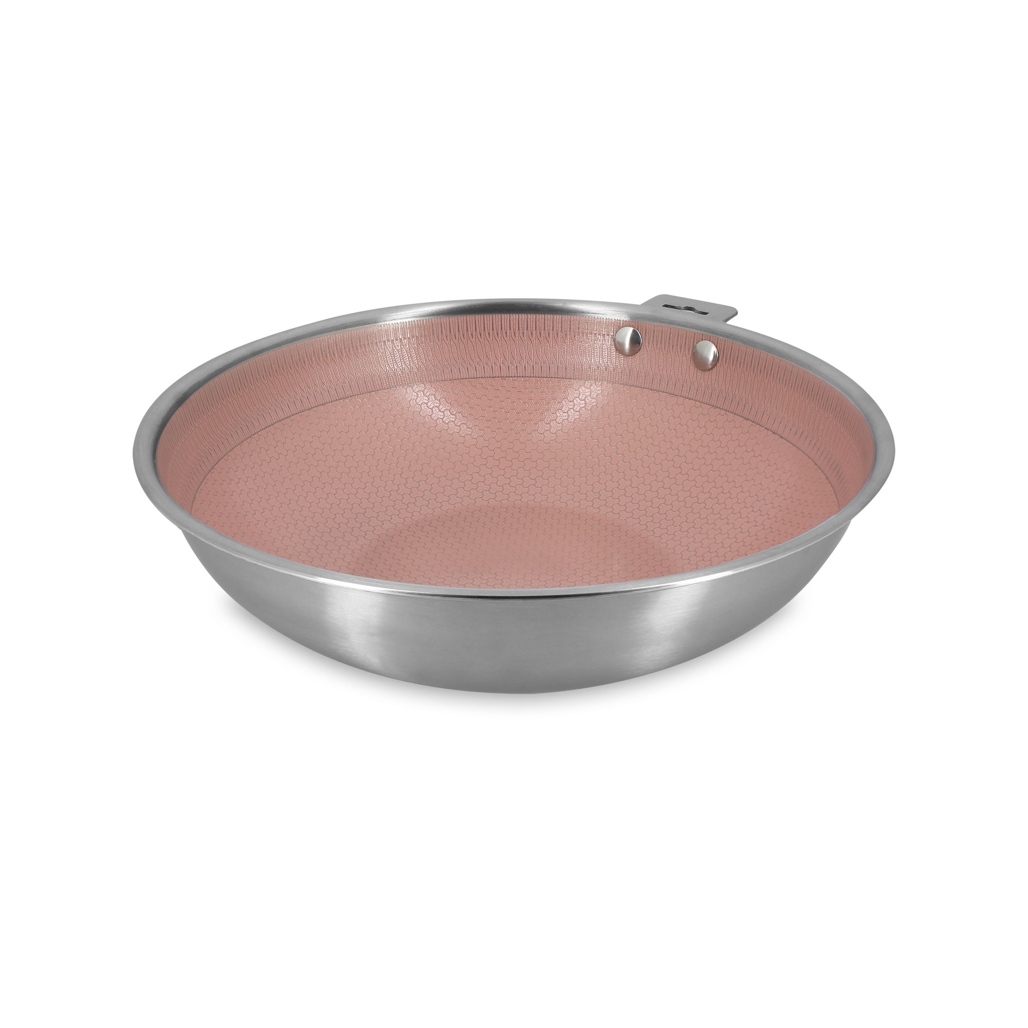 Wok 28cm en acier inoxydable, AGLAE, MENASTYL