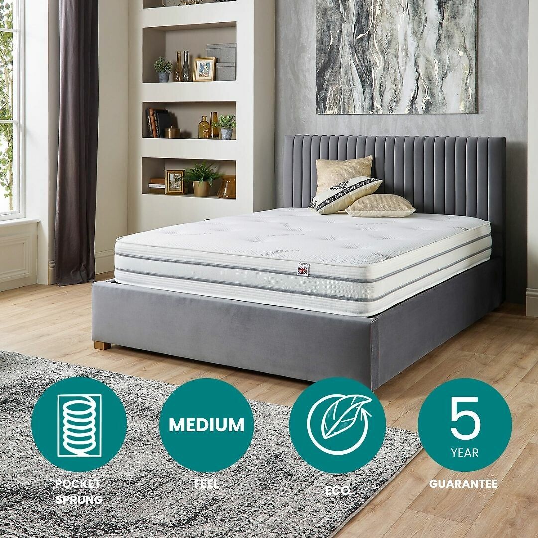 Eco Reprieve Dual Sided Pocket+ Mattress, ASPIRE
