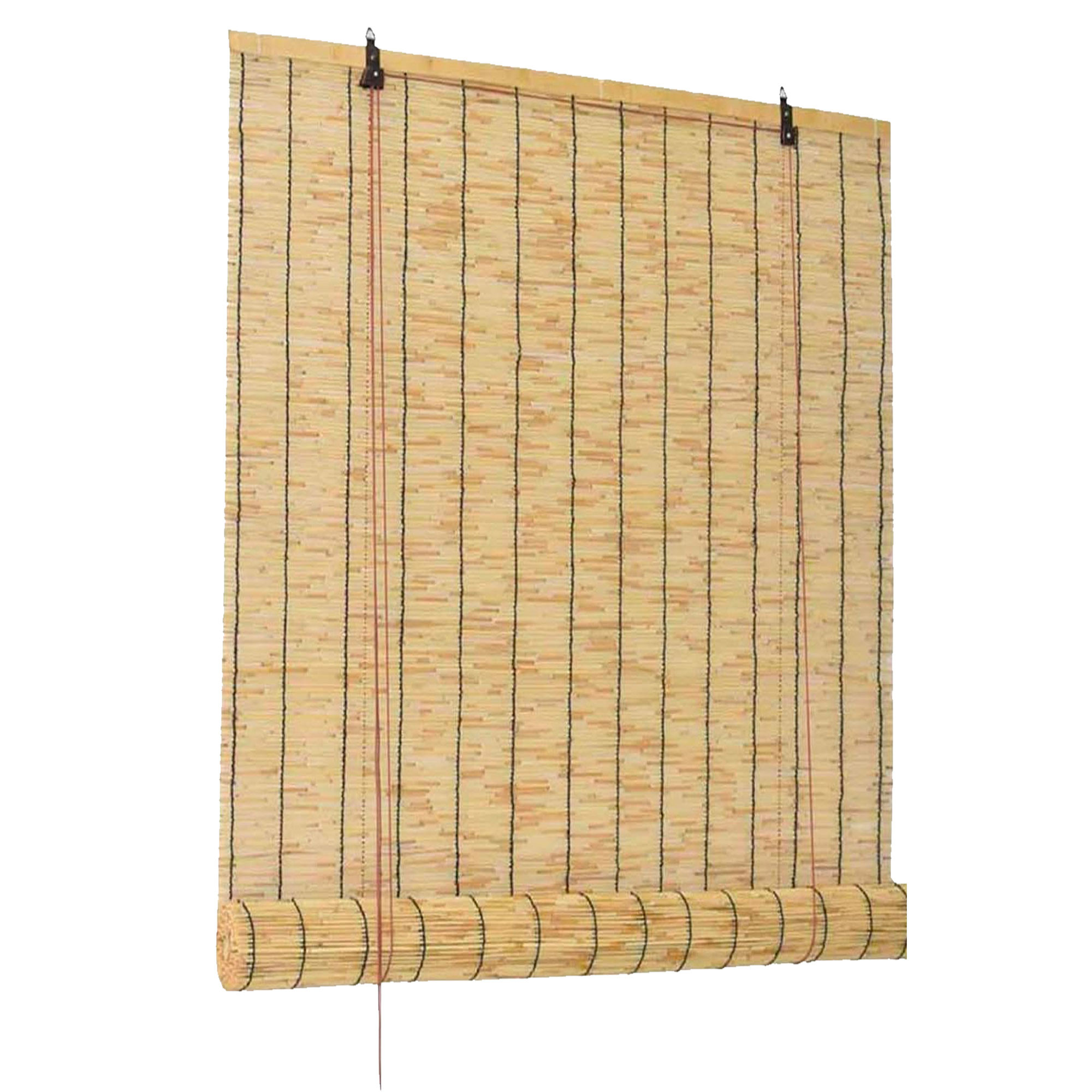 Store Bambou Naturel 160x200 Cm - Store Enrouleur Roseau Protection Solaire Intimité Terrasse