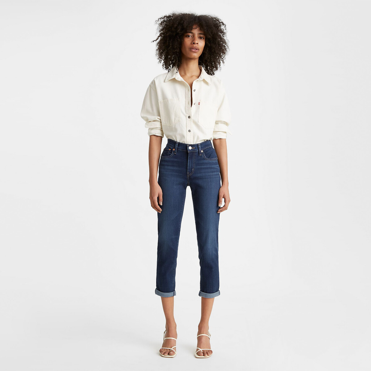 Mid rise boyfriend jeans Levi s La Redoute