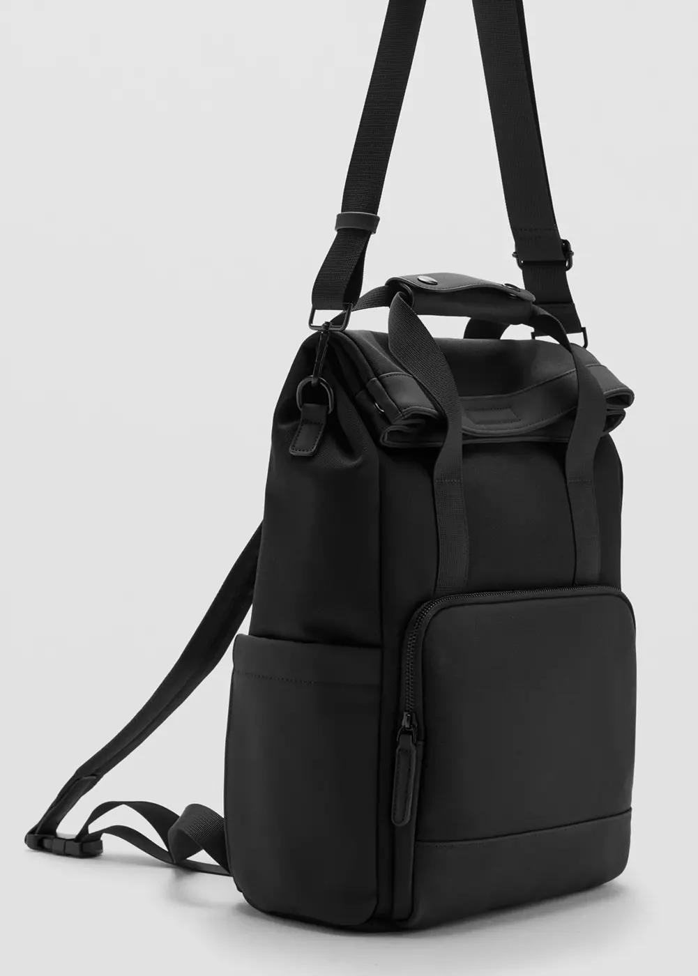Sac à dos noir multifonction, MANGO MAN
