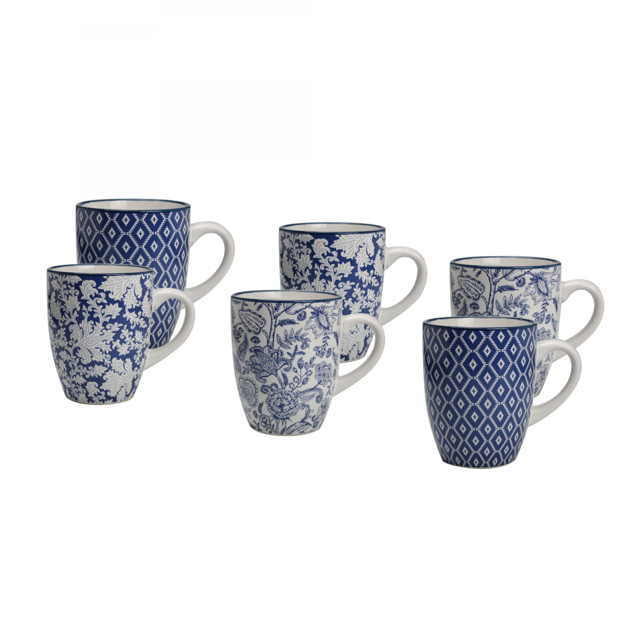 Lot de 6 mugs, MAJORELLE, ARD’TIME