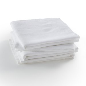 Lot de 4 serviettes de table en lin, Linette