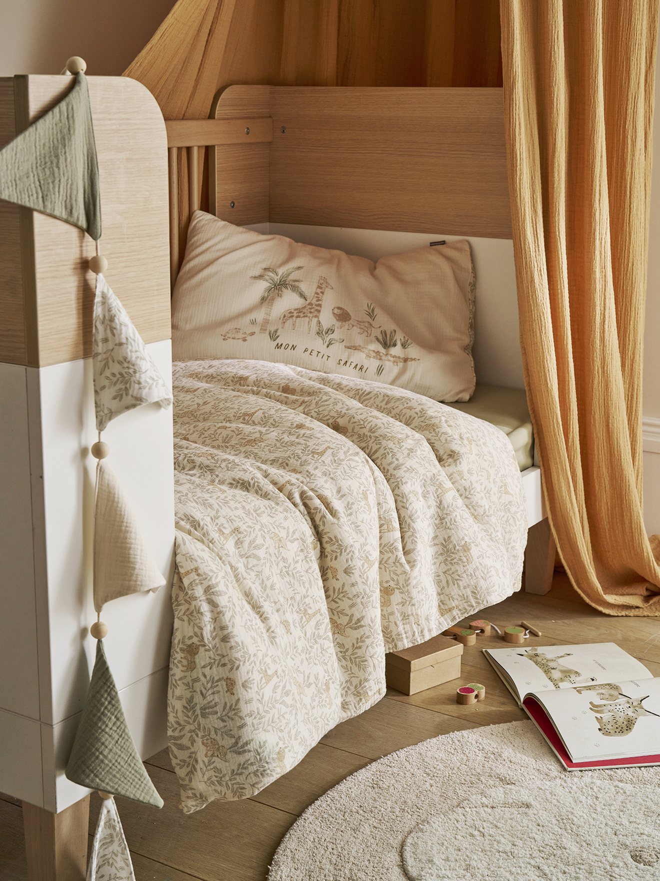Parure housse de couette + taie d'oreiller BABYLON, VERTBAUDET