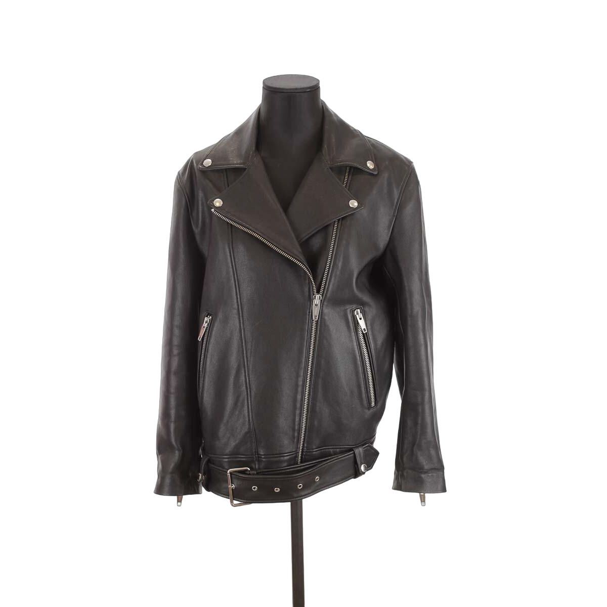 Veste en cuir online the kooples