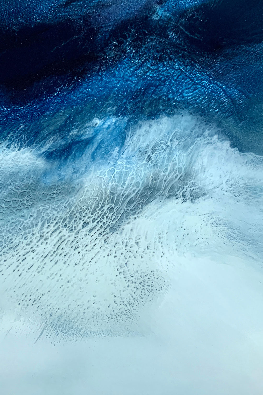 Tableau bleu rivage, HEXOA