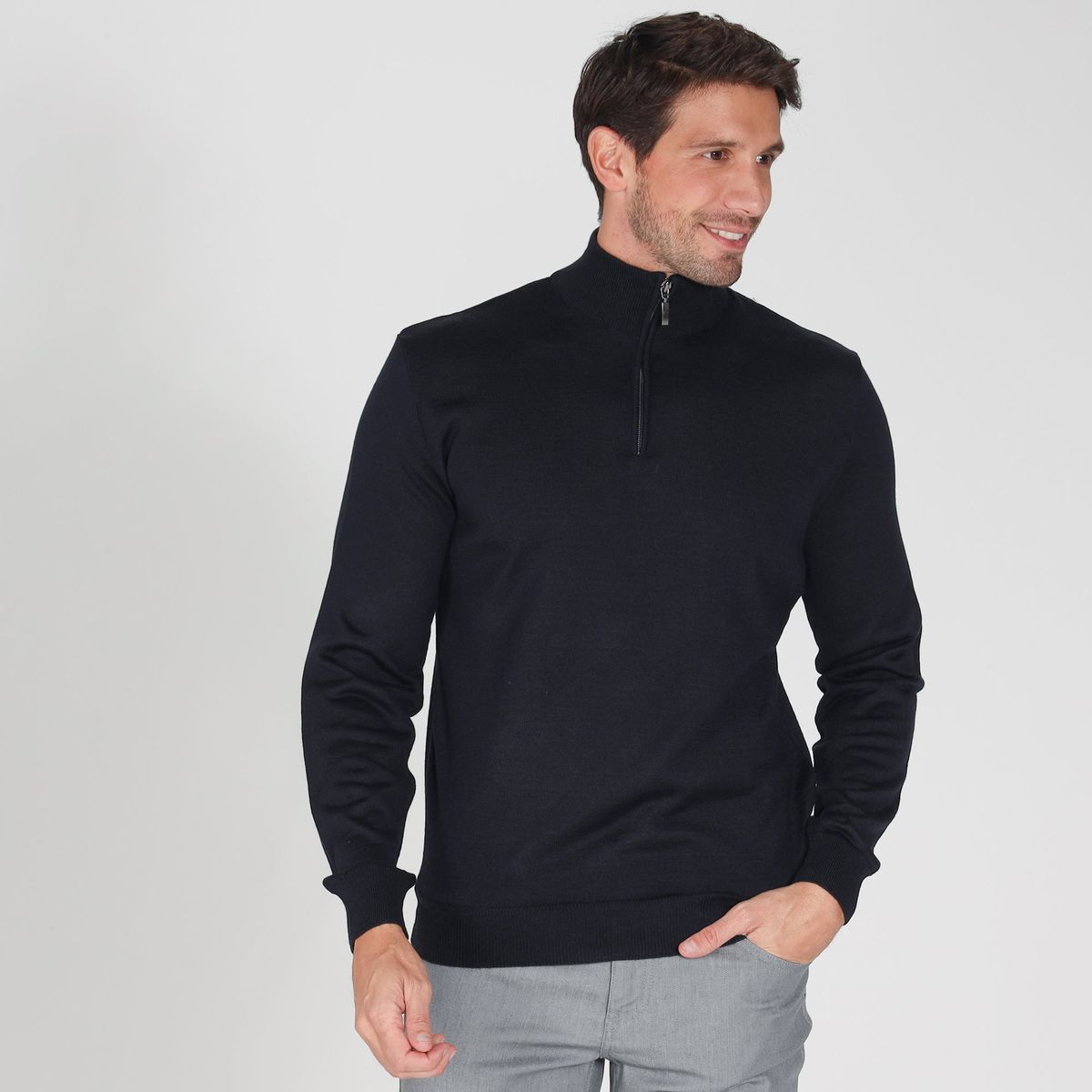 Pull col camioneur en laine LANY