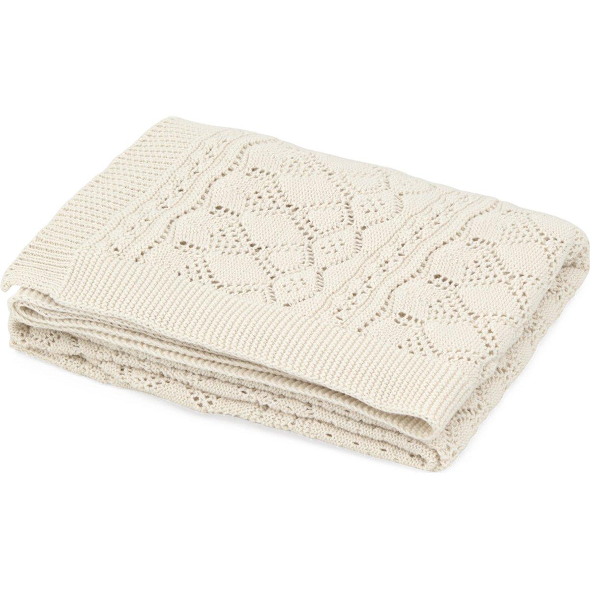 Couverture bébé en tricot, CAM CAM
