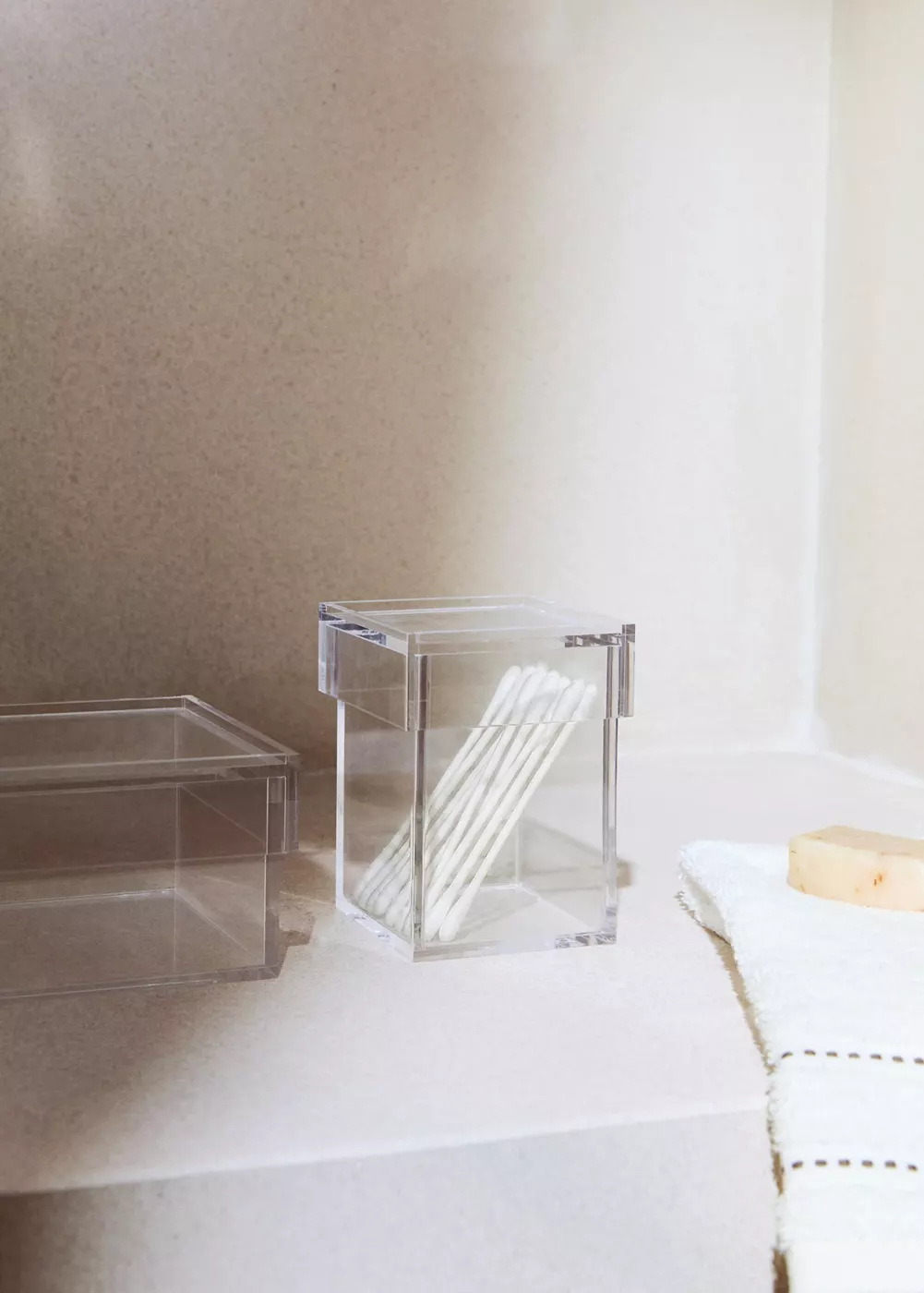 Petite boîte de salle de bain en acrylique, MANGO HOME