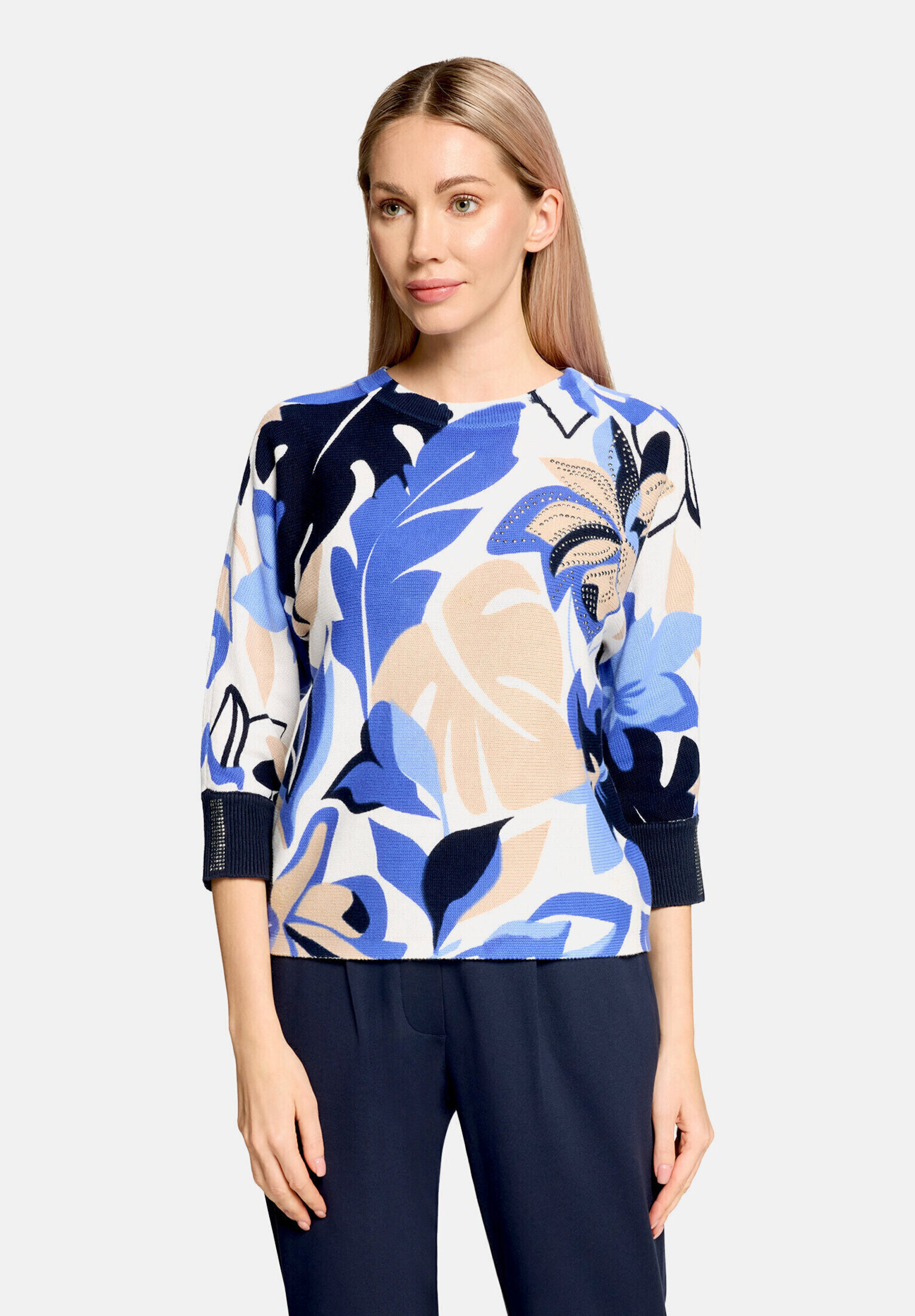 Pull-over en maille à imprimé, BETTY BARCLAY