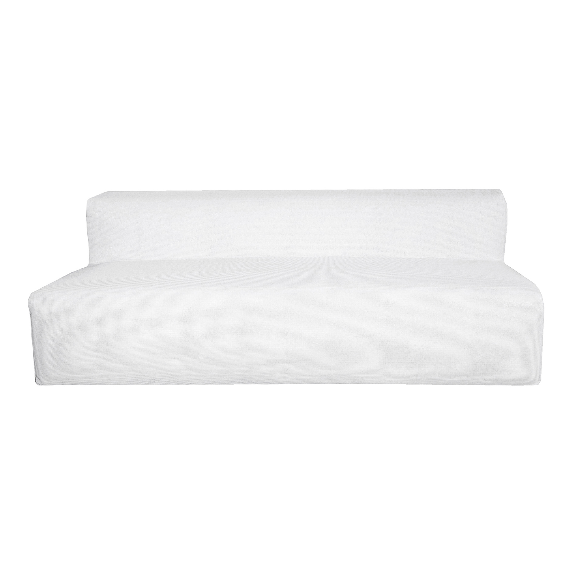 Canapé de jardin banquette extérieur modulable, déhoussable, MX HOME