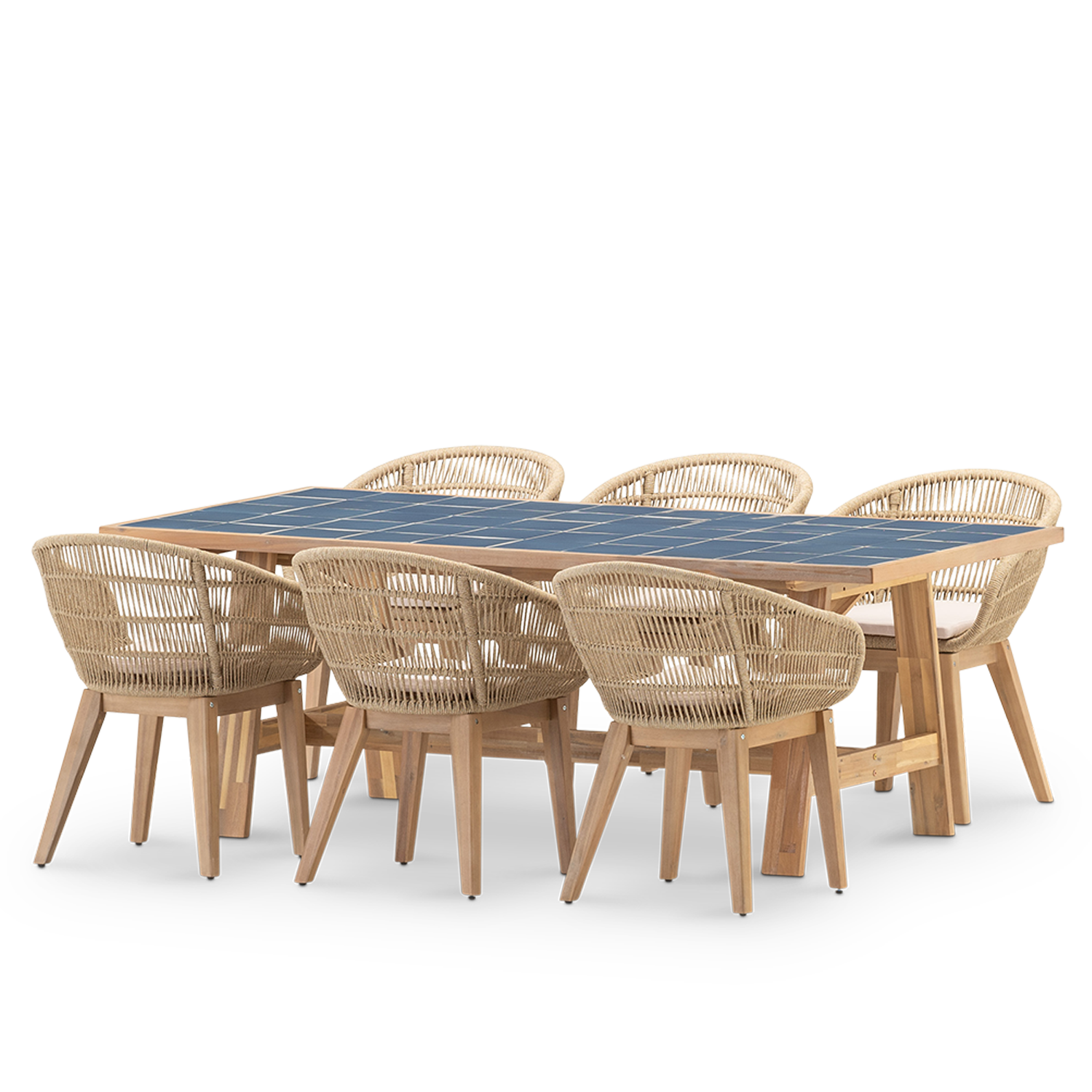 Salon de jardin, 6 chaises, BISBAL & PROVENZA, DEFORA HOME