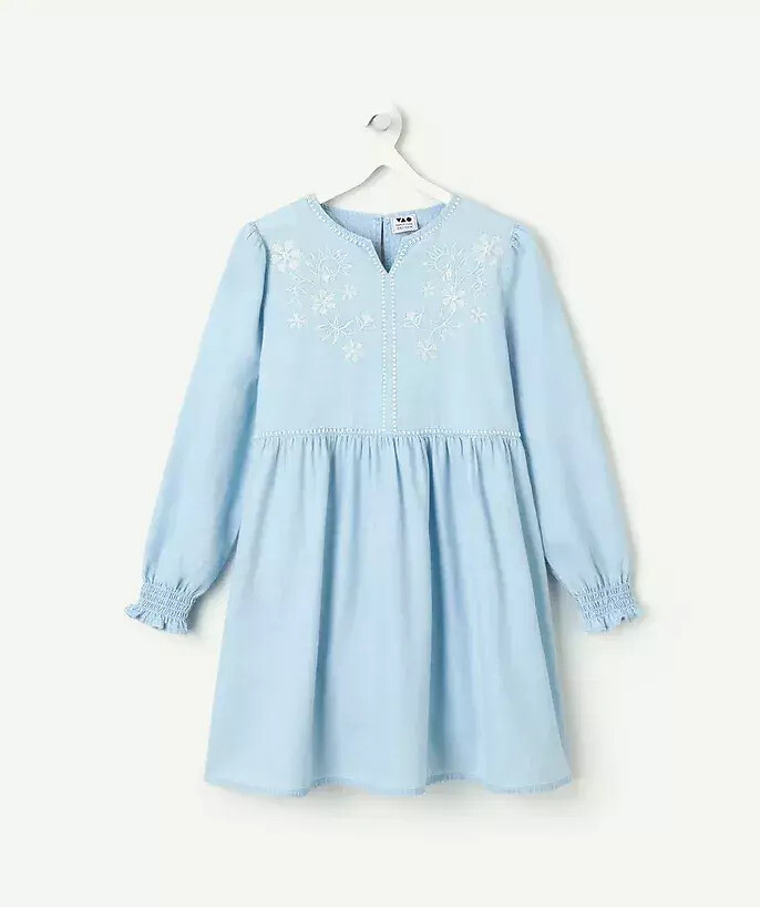 Robe manches longues en jean léger, TAPE A L'OEIL