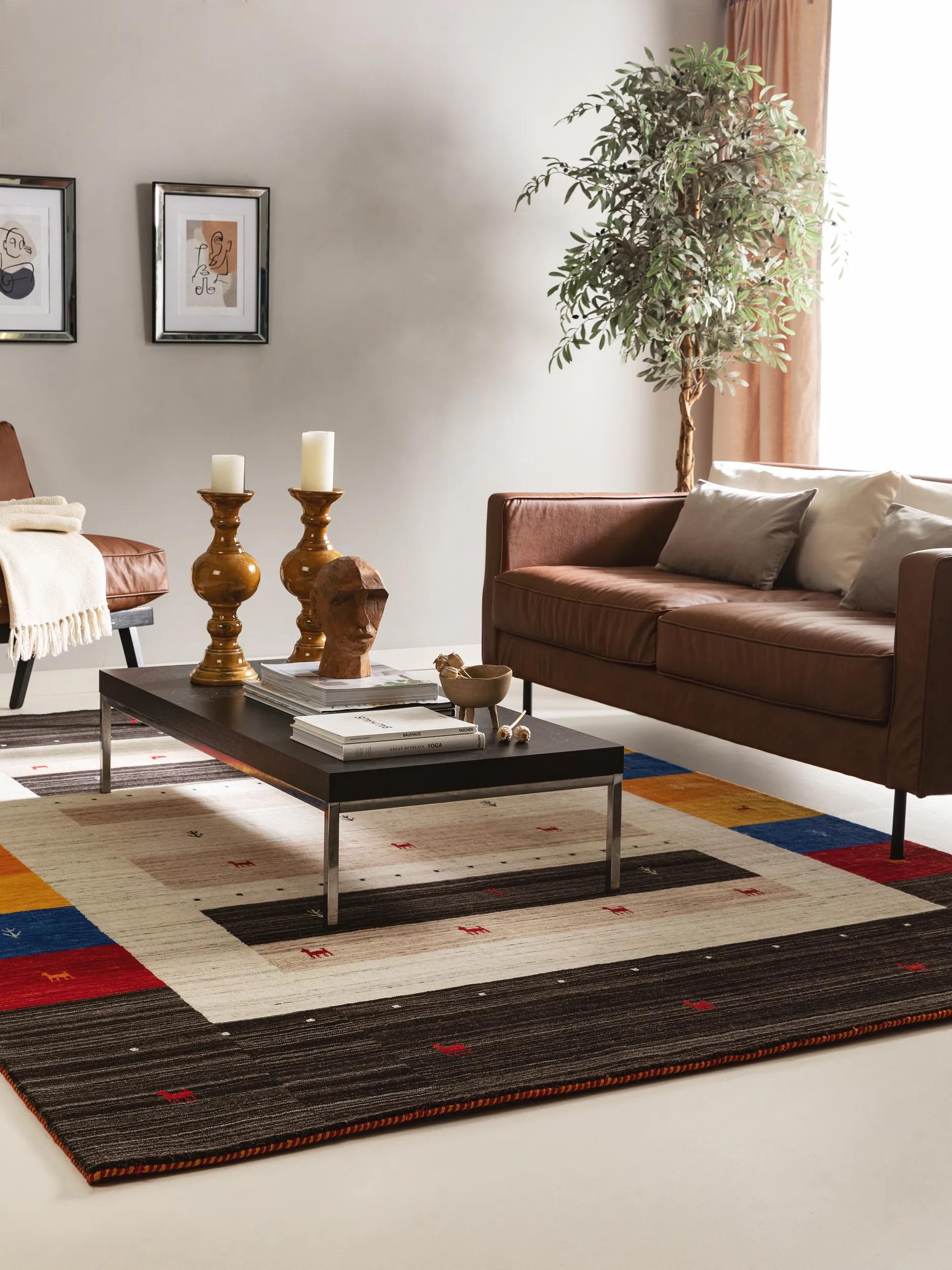 Tapis de laine tissé main JAMAL, BENUTA 