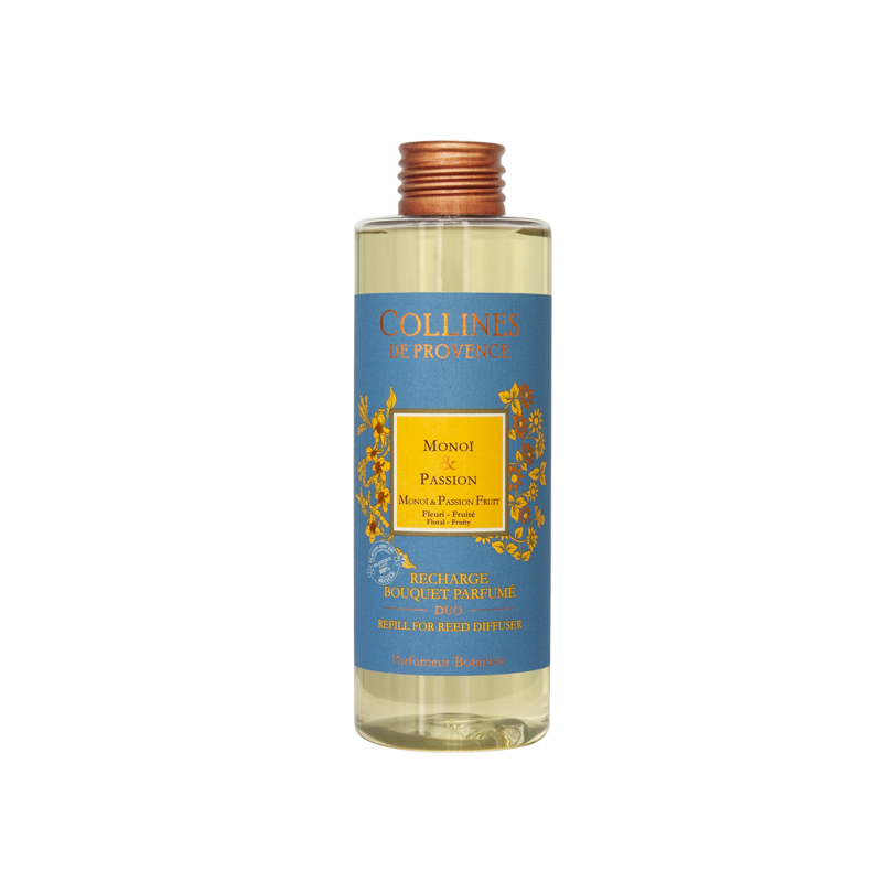 Recharge Diffuseur de parfum Colorée MONOÏ & PASSION, COLLINES DE PROVENCE