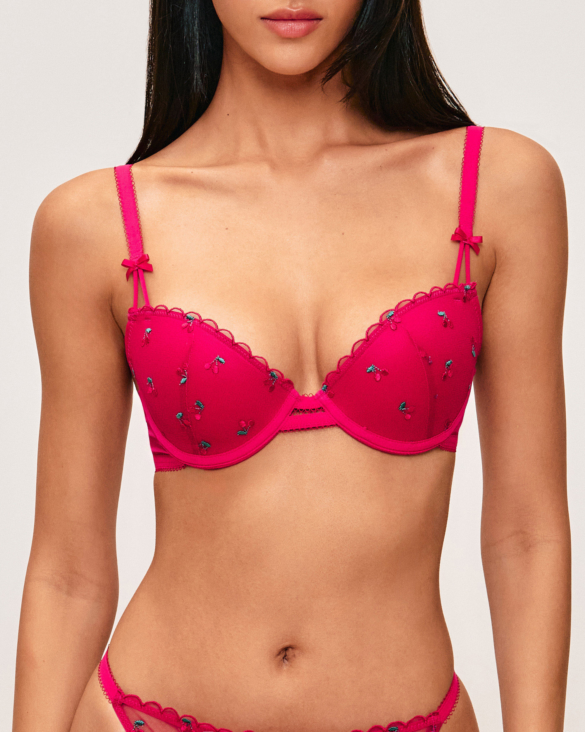 Soutien-gorge ampliforme à motif cerise CHERRYPICANTIZ, UNDIZ