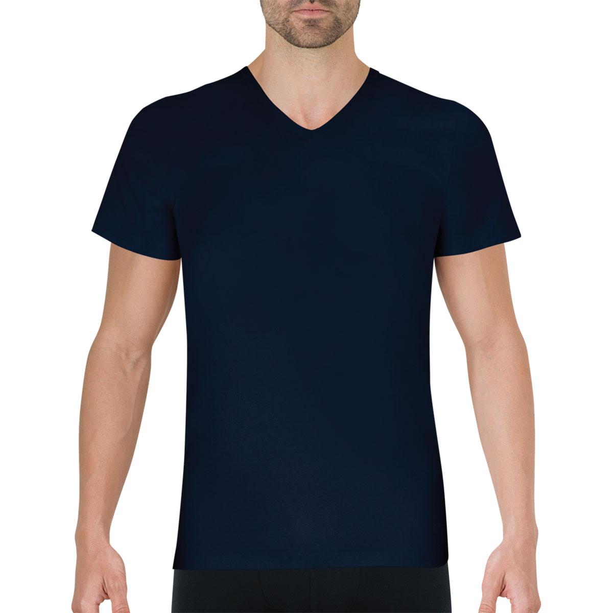 T-shirt col V manches courtes, EMINENCE