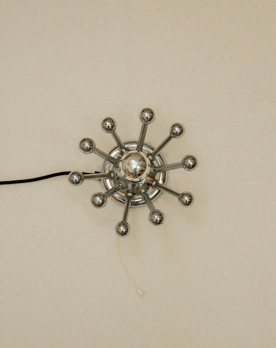 Applique murale en inox Suzette N°251 - Bon état, DEBONGOUT