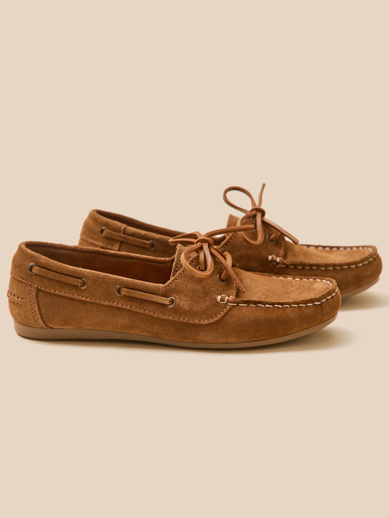 Chaussures bateau cuir, CYRILLUS