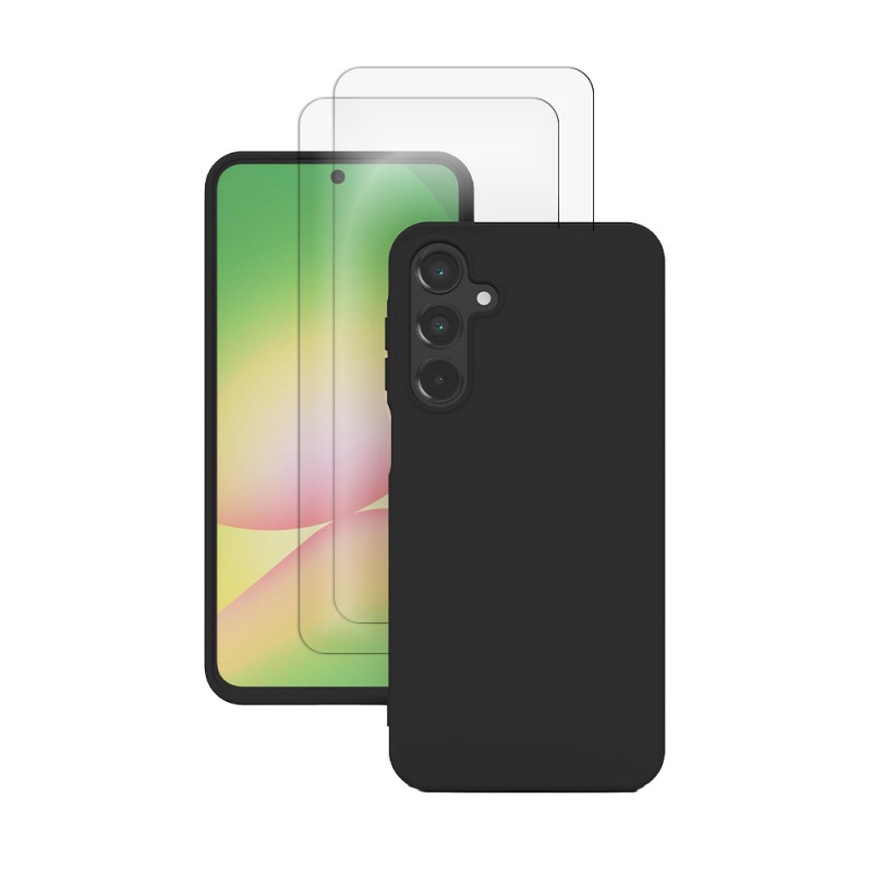Coque Galaxy A56 antichoc + 2 vitres, EVETANE
