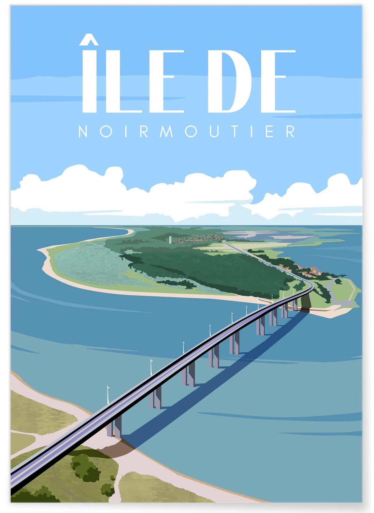 Affiche ville, Île de Noirmoutier, L'AFFICHERIE