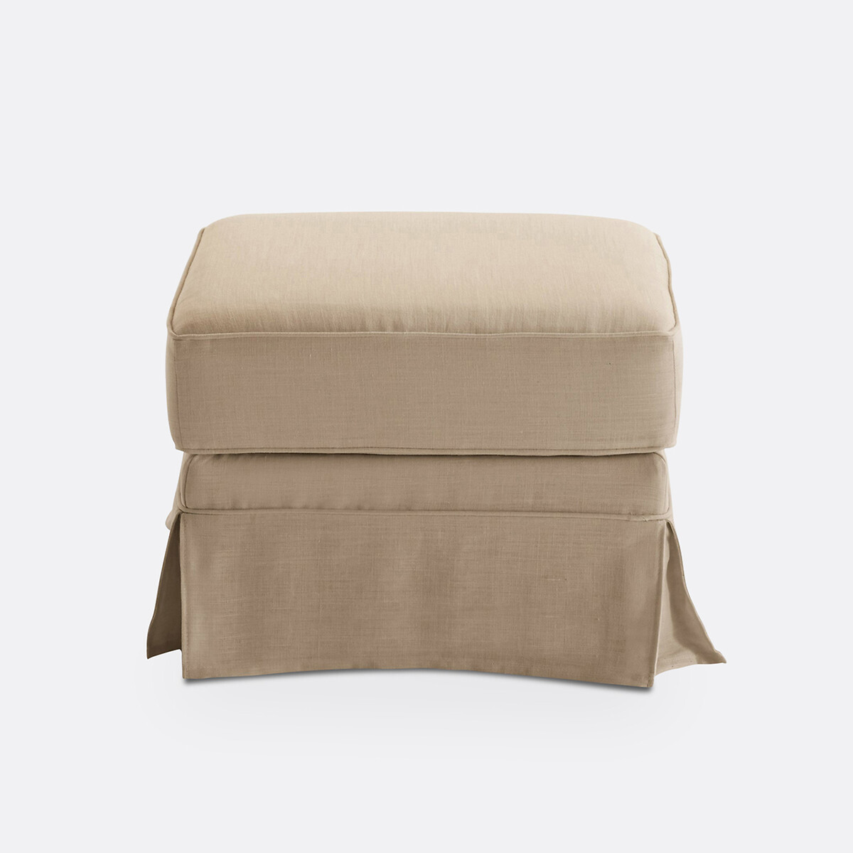 Pouf lin épais confort supérieur, Adelia