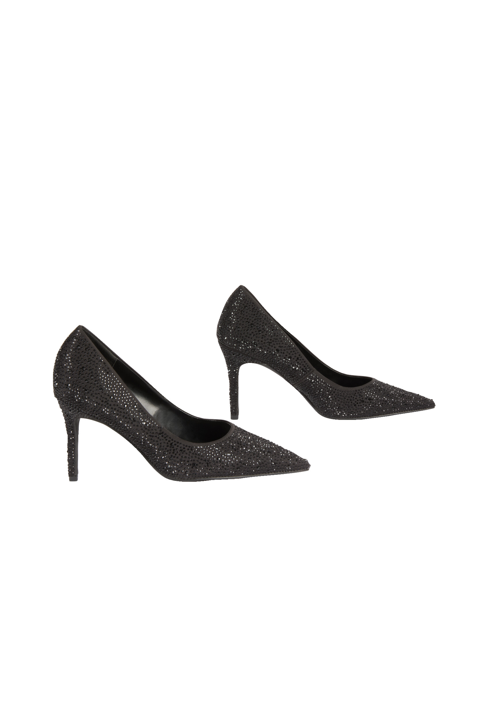 Escarpin satin strass, MORGAN