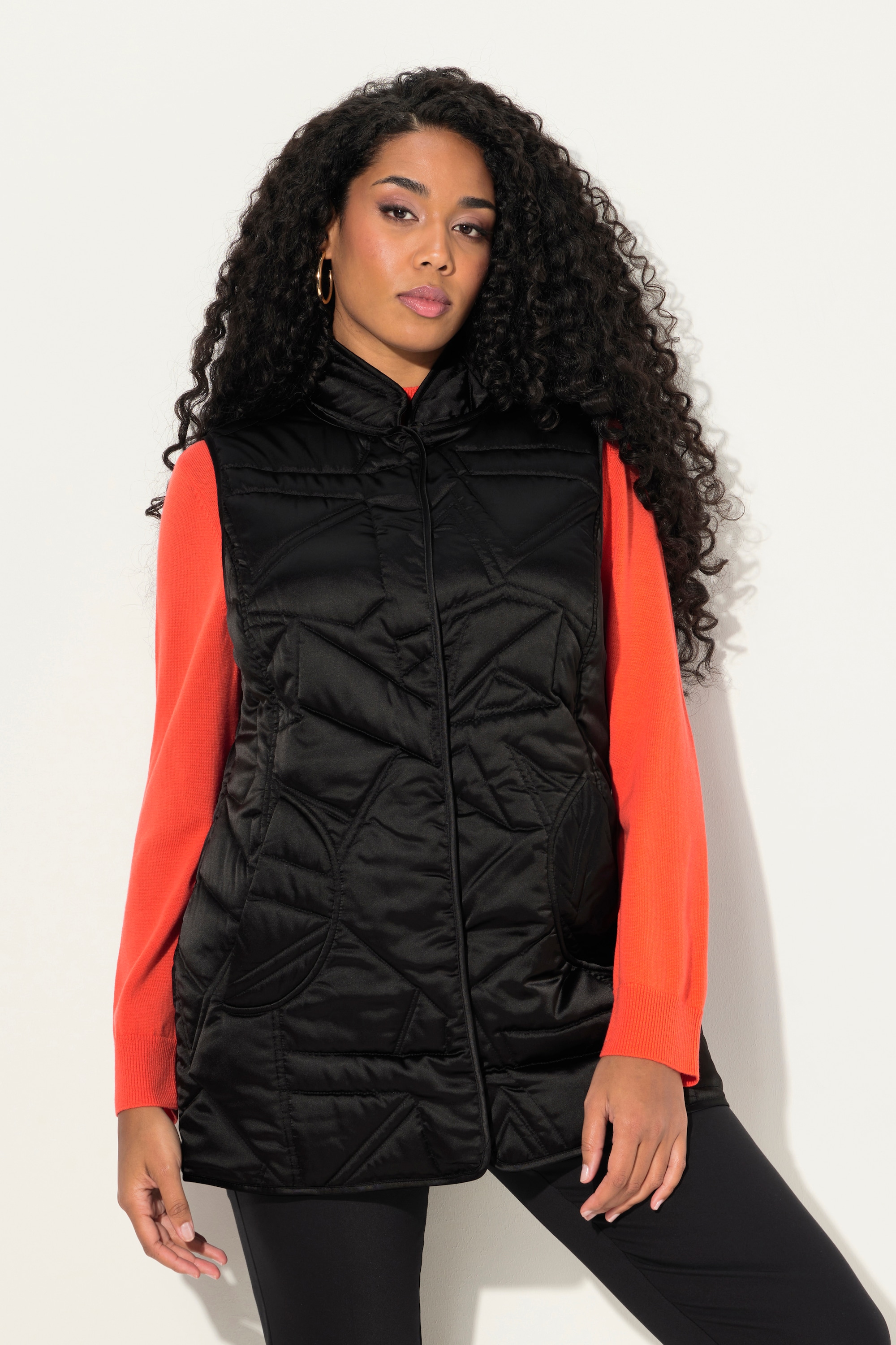 Gilet matelassé sans manches, col rond, ULLA POPKEN