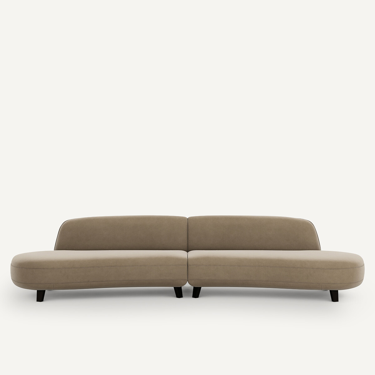 Canapé 6P velours, Rosebury design E.Gallina
