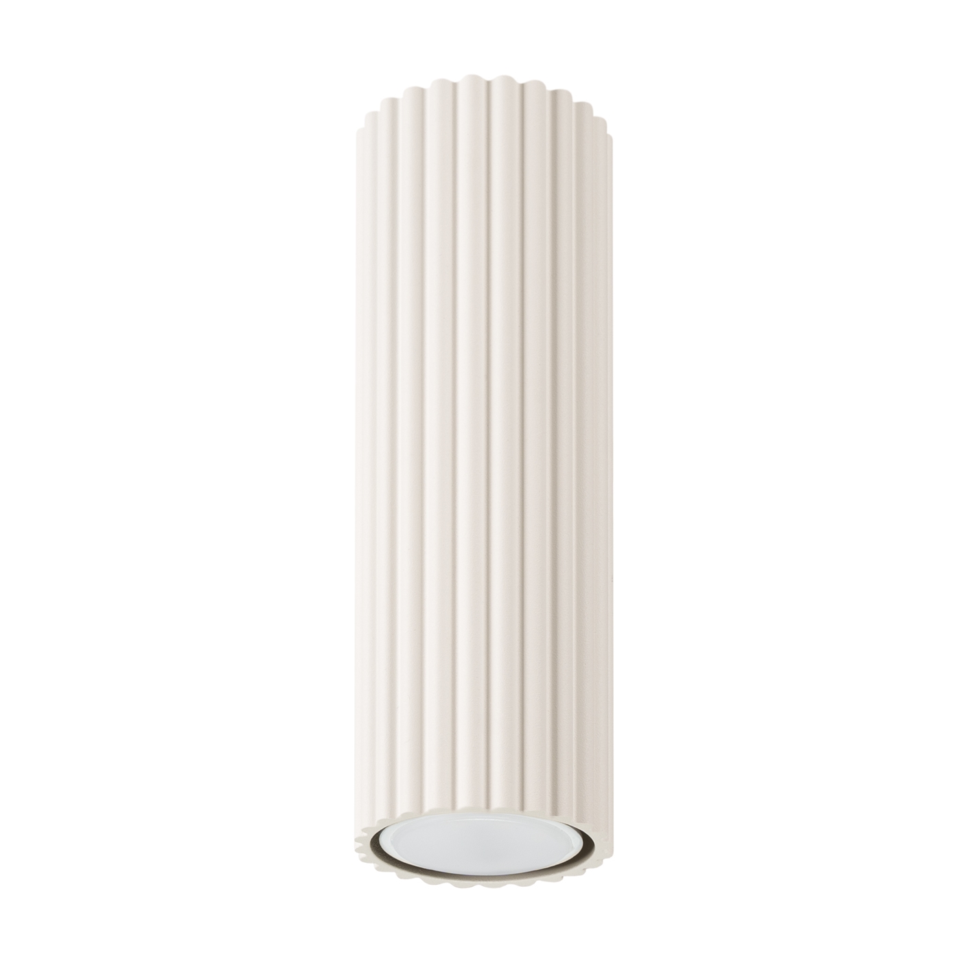 Plafonnier Aluminium Beige GU10 1 Karbon 20, EDEN