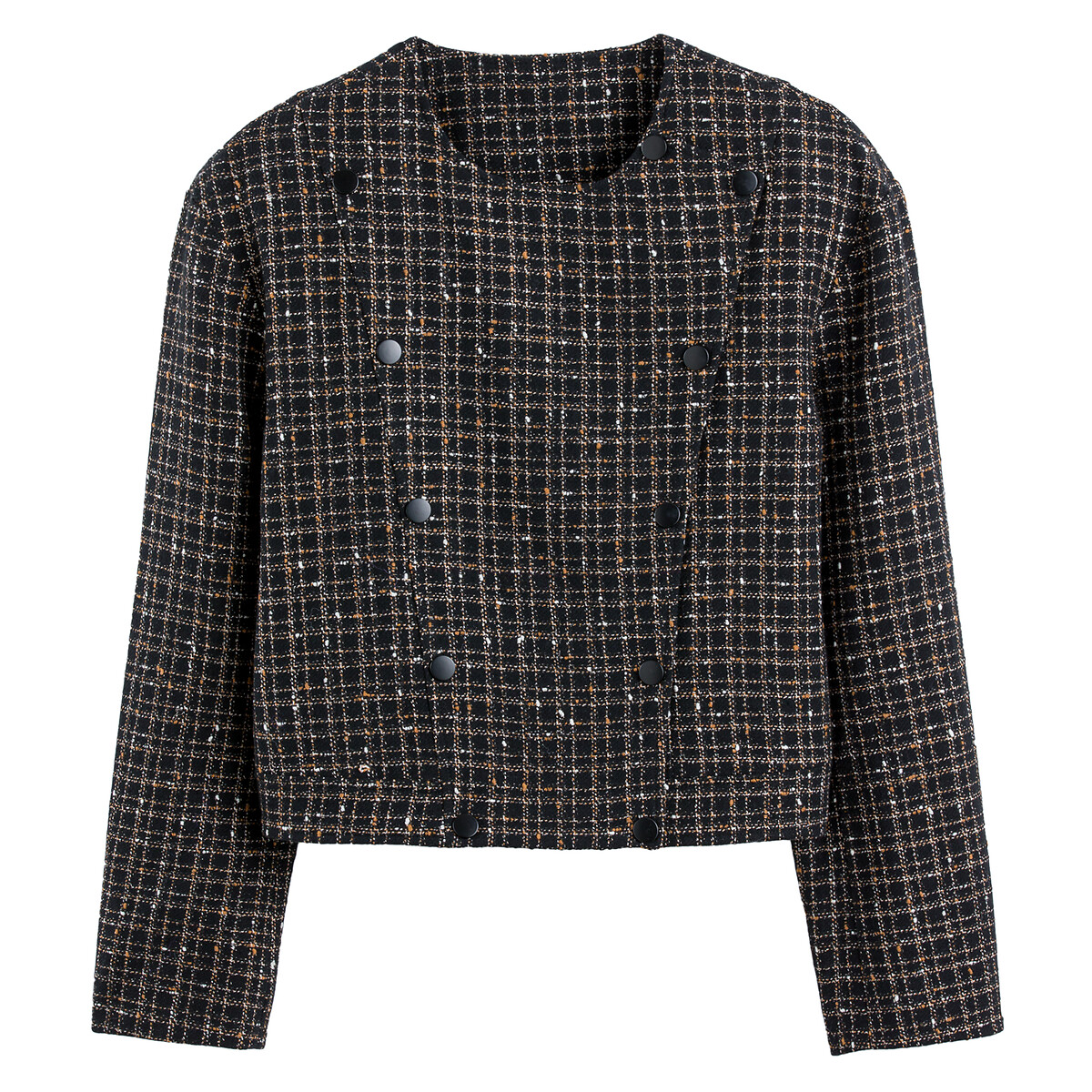 【最終値下げ】THE TOE TWEED JACKET ブラック 最終値下げ】THE TOE TWEED JACKET ブラック